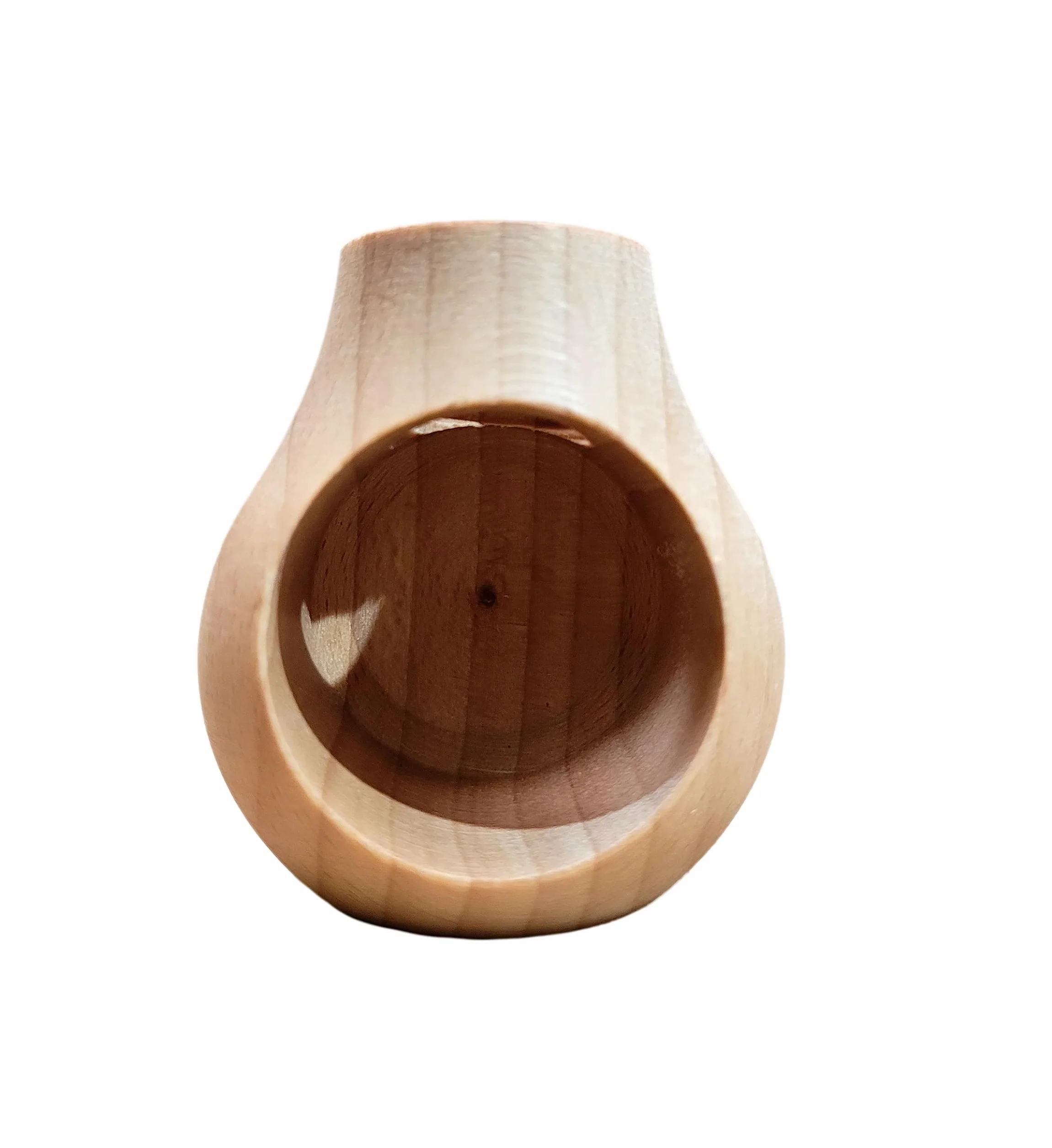 Wooden World Dziadek do orzechów w kształcie grzybka (Bordowy)