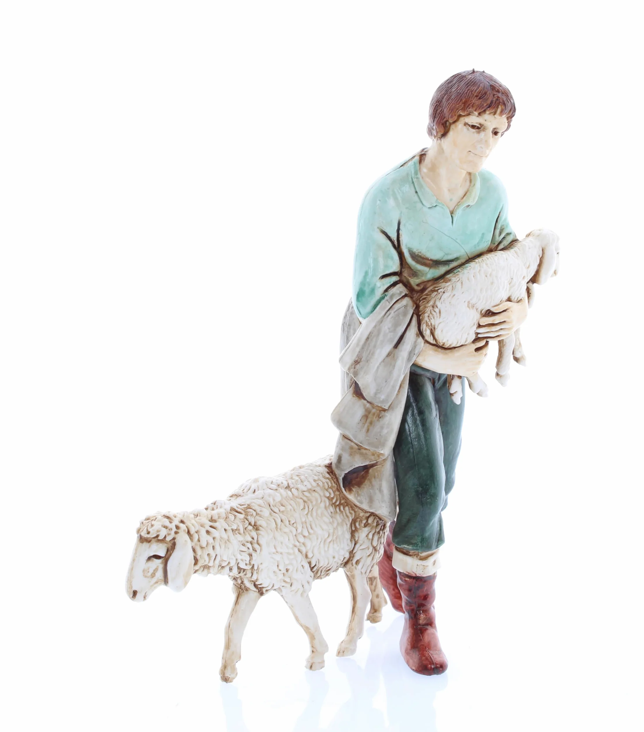 Moranduzzo Owczarek z Jagnięciną i Owcami, Wielobarwny, 11 cm