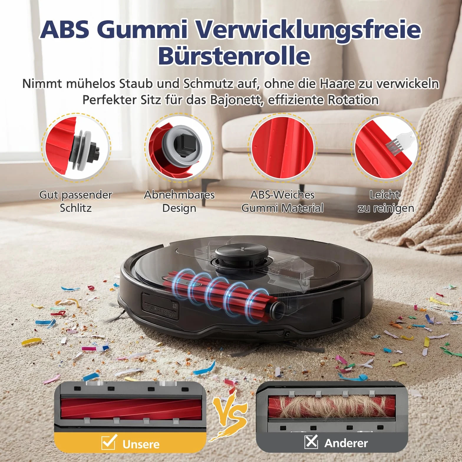 26 sztuk akcesoriów QV 35A do odkurzaczy robotów Roborock QV 35A/QV 35S / QR598 / QR798, 2 główne szczotki, 6 nakładek do nacierania, 6 worków na kurz, 4 filtry HEPA, 6 szczotek bocznych, 1 szczotka