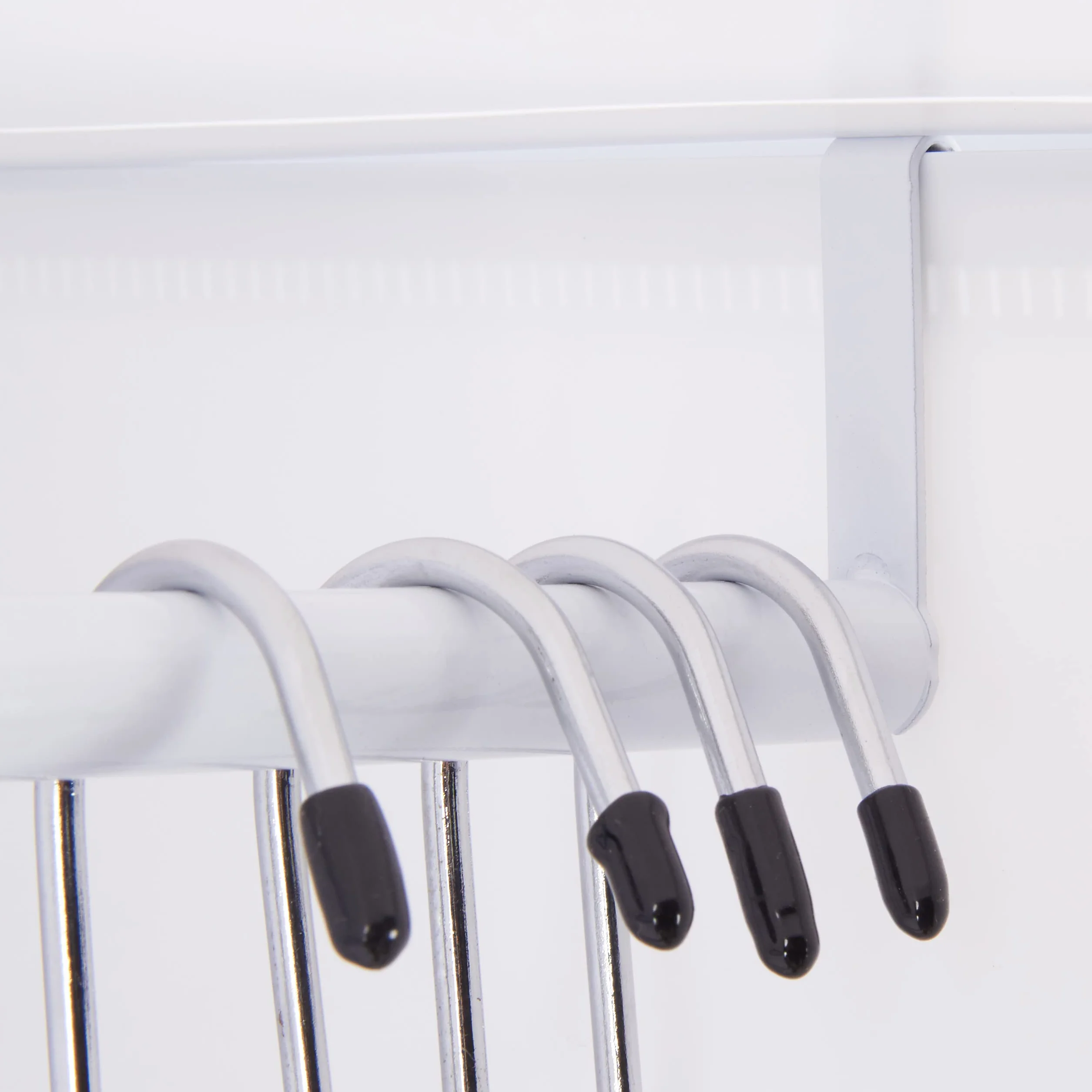 Relaxdays System półek szafa z 11 przegrodami 2 drążkami plastikowy biały