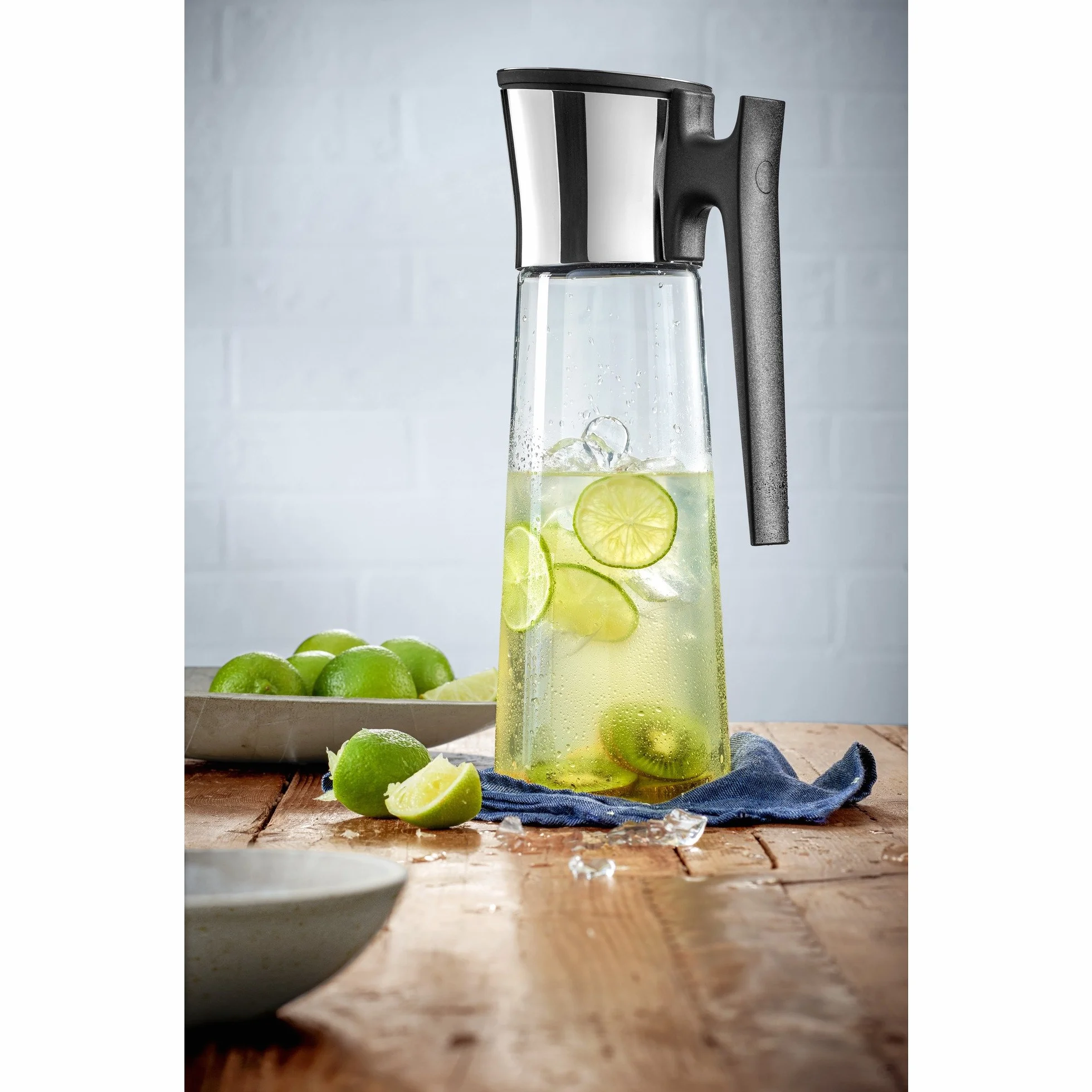 Wmf 618046040 Karafka na Wodę, Czarny/Srebrny, 1,5 l
