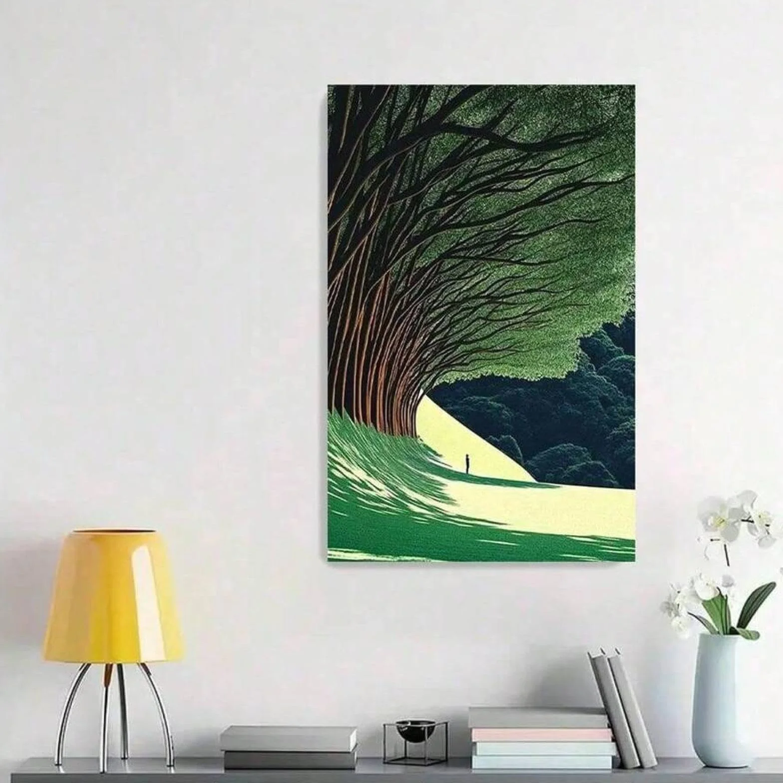 Obraz na okładce albumu, plakat ścienny, obrazy muzyczne, do sypialni, malarstwo estetyczne, dekoracja ścienna do domu, salonu, ramka 60 x 90 cm
