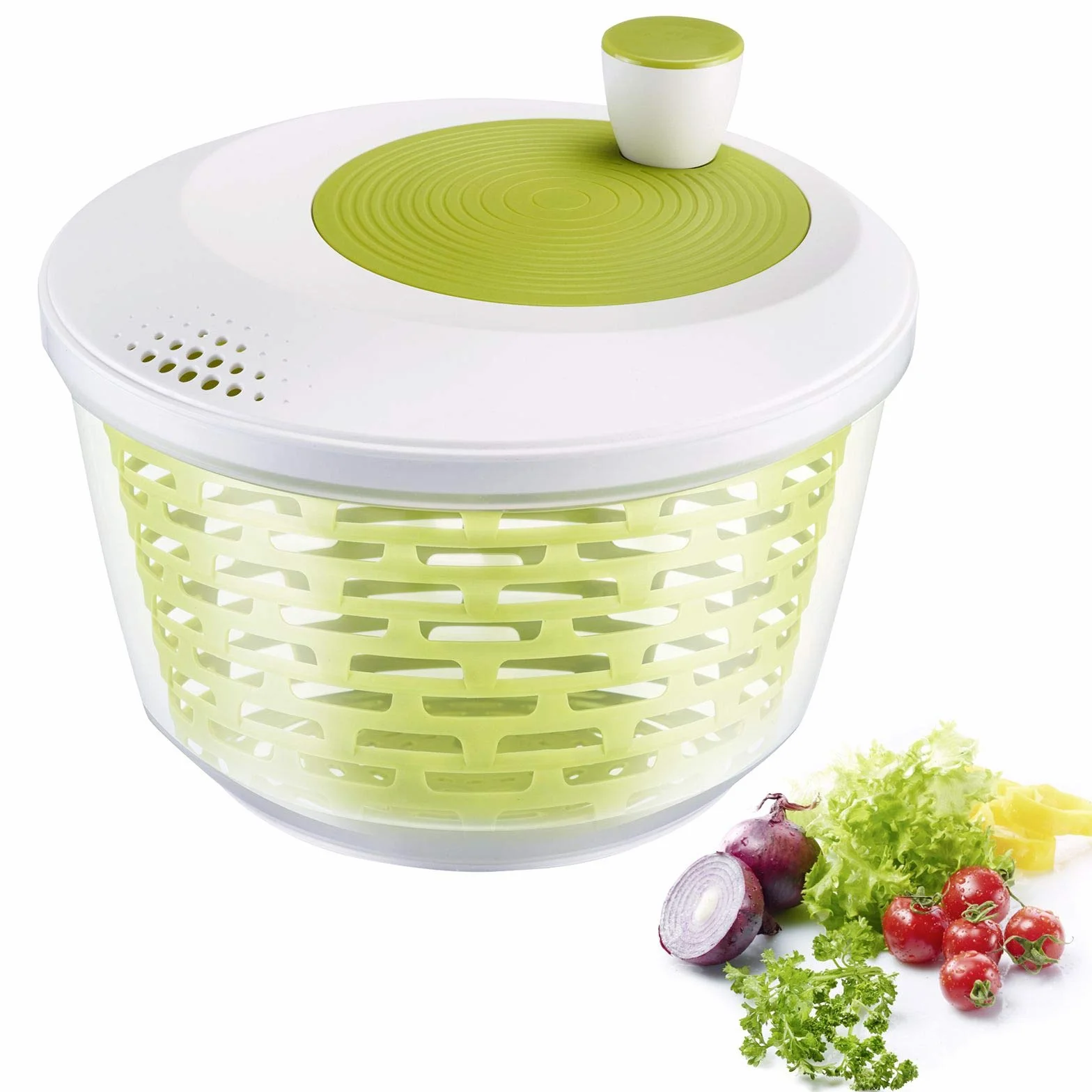 Westmark Spinderella Wirówka do Sałaty, Biały/Zielony, 4,4 l
