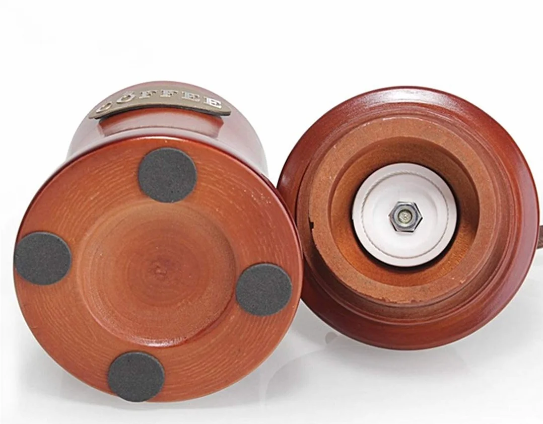 Ręczny młynek do kawy ze stali nierdzewnej, regulowany ceramiczny mechanizm mielący w stylu retro