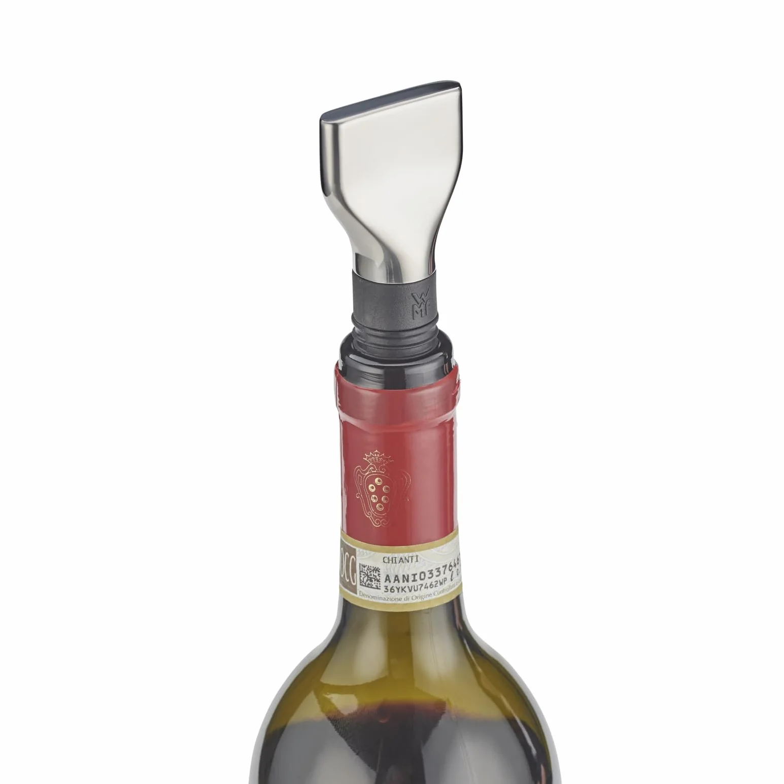 WMF Baric Sommelier 3-Częściowy Zestaw Wina: Korkociąg, Nóż do Folii, Korek, w Pudełku z Drewna Orzecha Włoskiego, Czarny