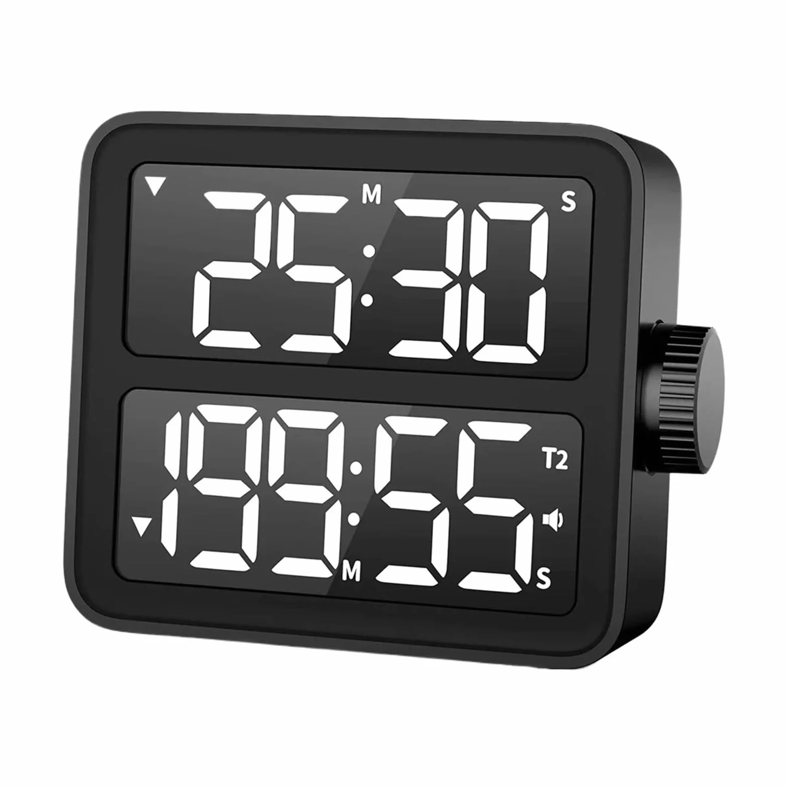 Cyfrowy Minutnik LED Z Funkcją Podwójnego Pomiaru Czasu. 2 Poziomy Głośności. Podświetlenie Wyświetlacza. Przypomnienie O Odliczaniu Do Pieczenia. Narzędzia Kuchenne Niezawodny I Wydajny