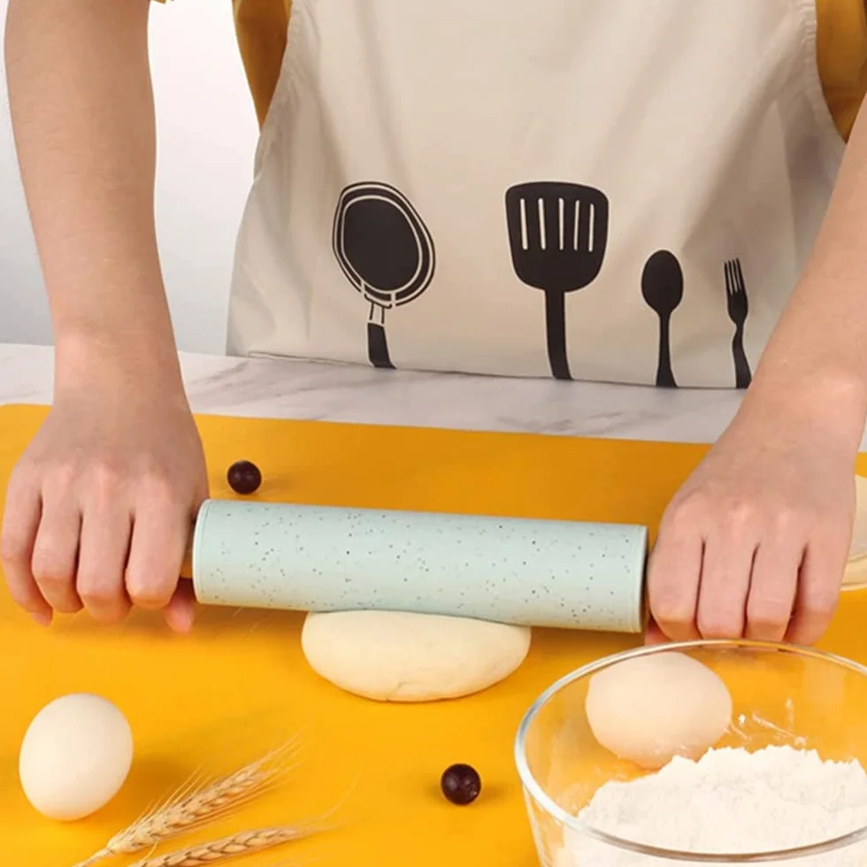 wałek do ciasta， Silikonowy drewniany wałek do ciasta na pierogi pieczenia w domu, DIY, wałki kuchennego