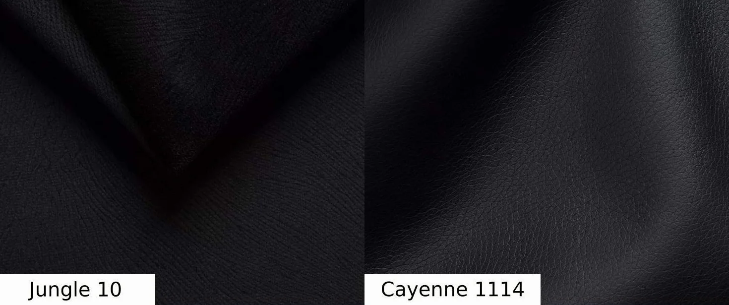 Robin Inspire Inspire Sofa narożna z funkcją spania i skrzynią na pościel, 280 cm, 4-osobowa sofa w kształcie litery L, sofa narożna z 5 regulowanymi zagłówkami i 2 poduszkami do salonu, kolor czarny