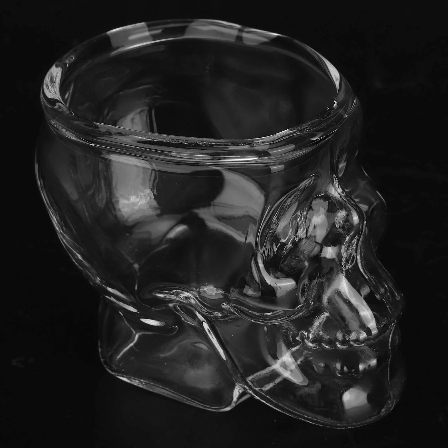 Kieliszek Do Wina Z Czaszką, 3 Szt. 75ML Szklany Kubek W Kształcie Czaszki W Kształcie Głowy Kubek Do Wina Piwo Napój Pojemnik Na Napoje Halloween Party Decor