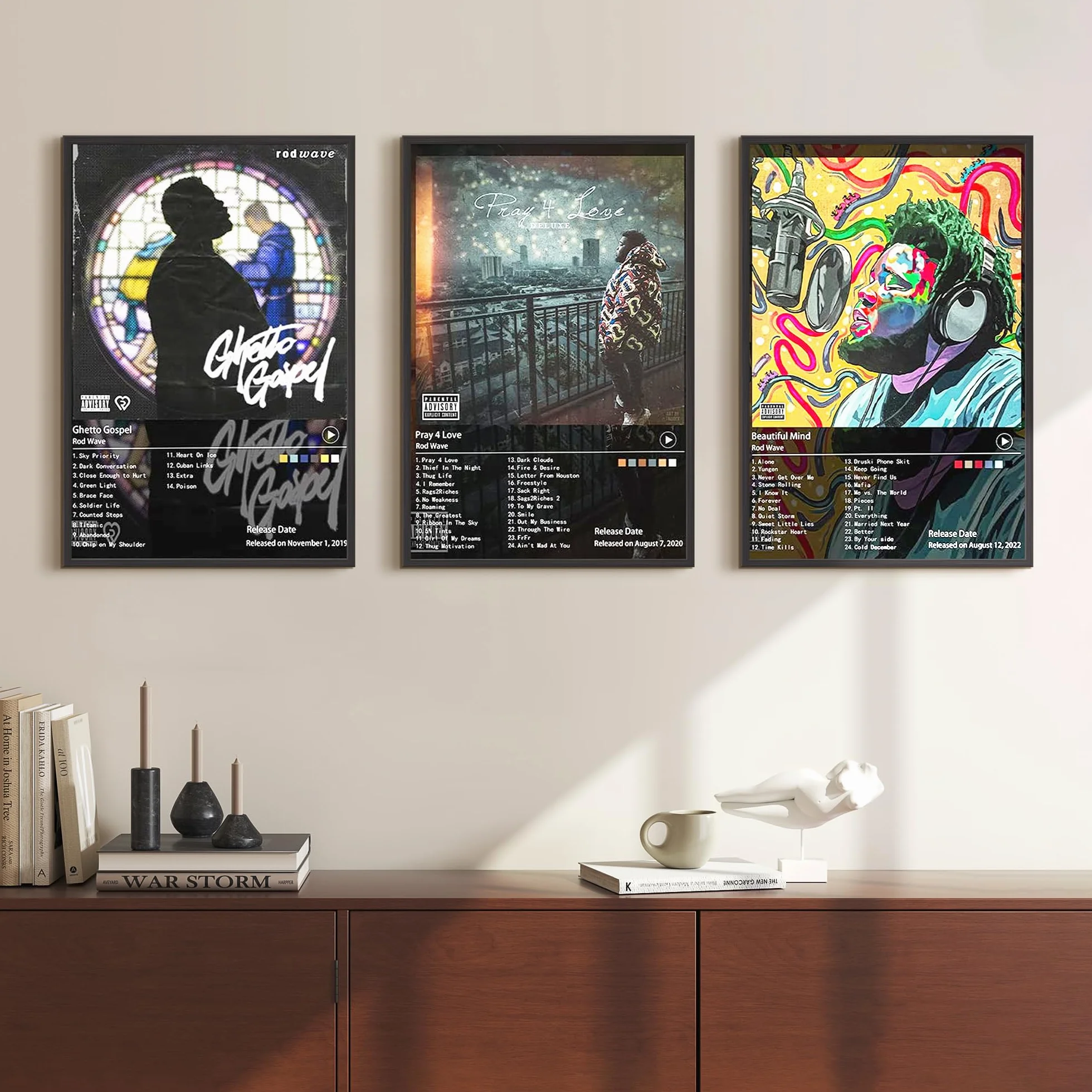 upsimples 3 Pack ramek na zdjęcia 40x60, 40x60 cm rama na zdjęcia czarna do fotogalerii, wkładka, montaż poziomy lub pionowy na ścianie