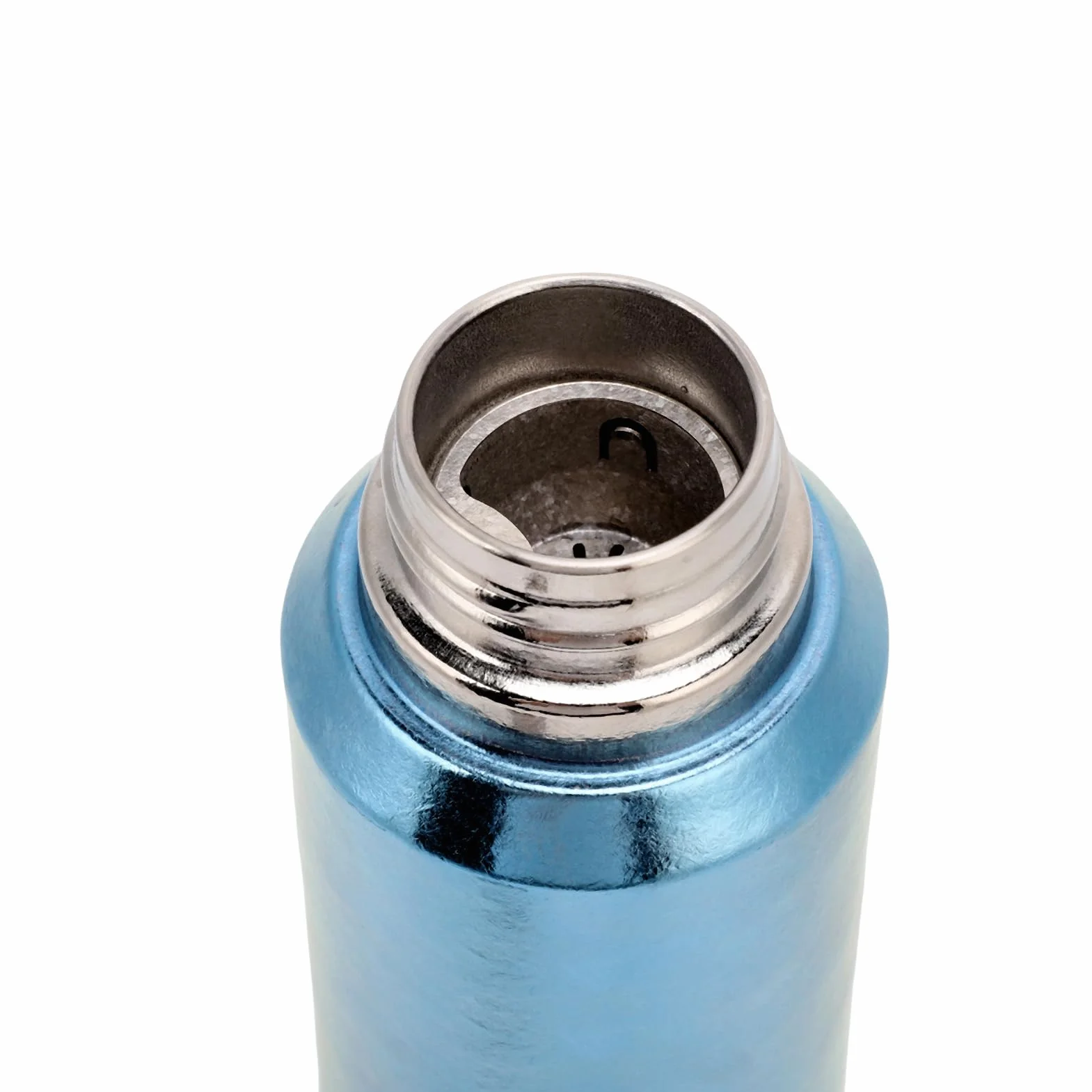 Butelka na wodę Pure Ti 500 Ml Izolowana, Szczelna Termos, Podwójna ścianka Próżniowego Zaparzacza do Herbaty z Namagnesowanym Kubkiem, Lekka Butelka na wodę Wielokrotnego Użytku do Podróży