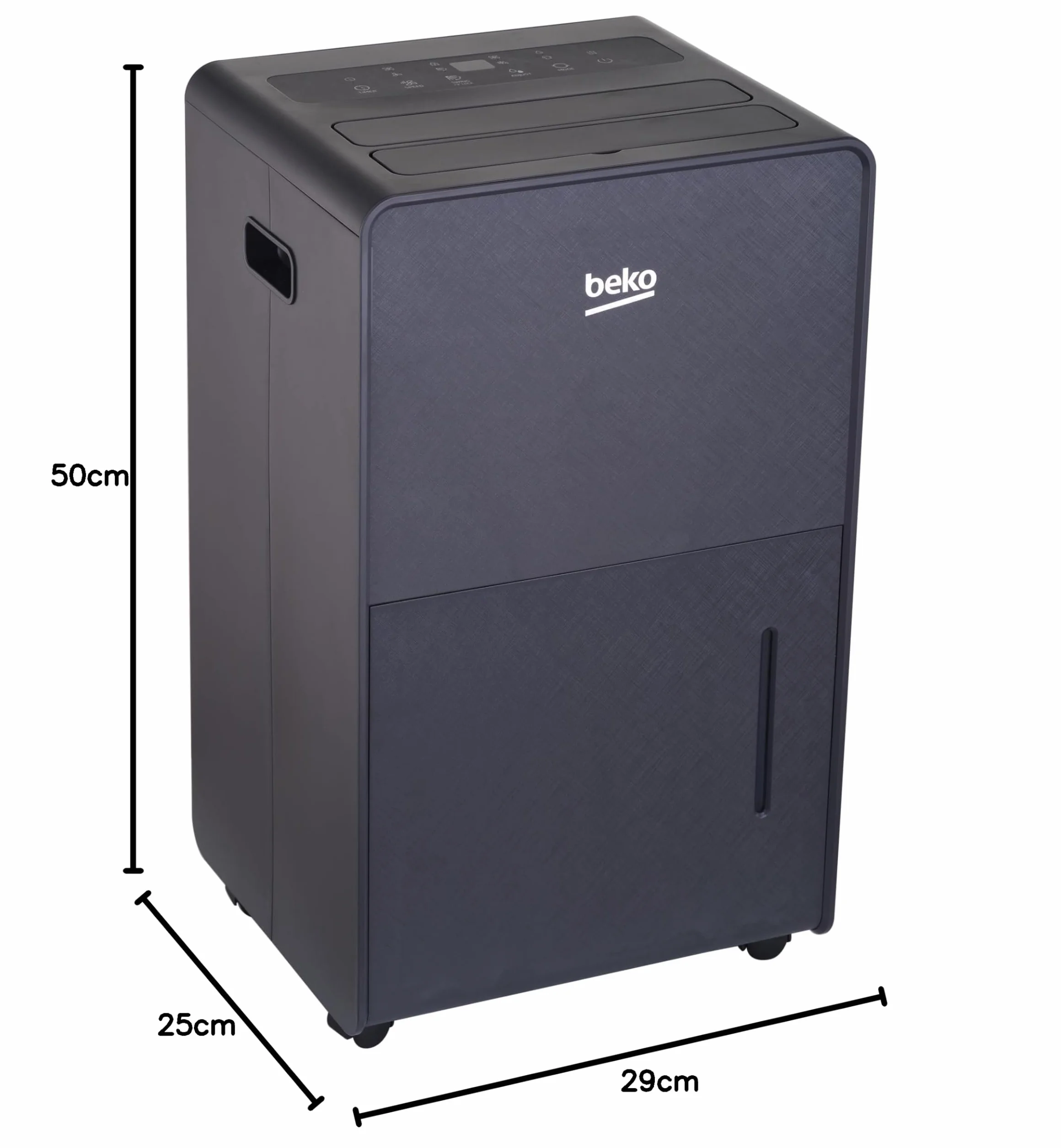 BEKO Osuszacz powietrza BDPM020, 20L, R290, cichy, 24 h, dotykowy panel sterowania, minimalny rozmiar, wieża
