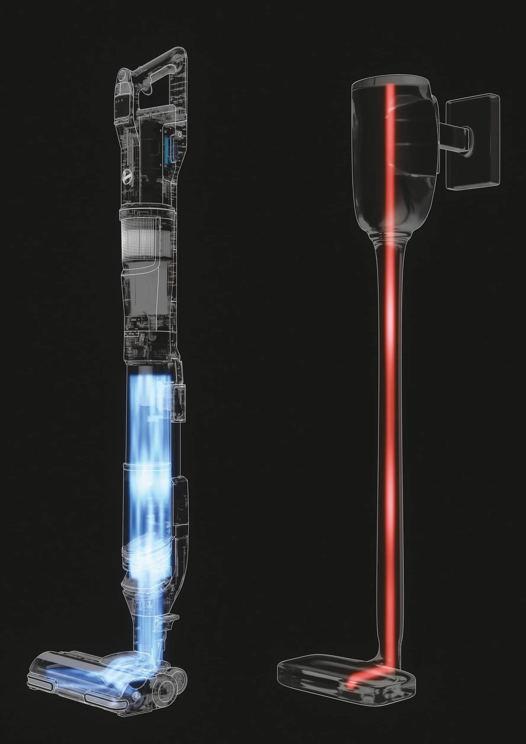 HOOVER HFX odkurzacz akumulatorowy bezprzewodowy z dyszą do sierści zwierzęcej LED CORNER GENIE™ ANTI-TWIST