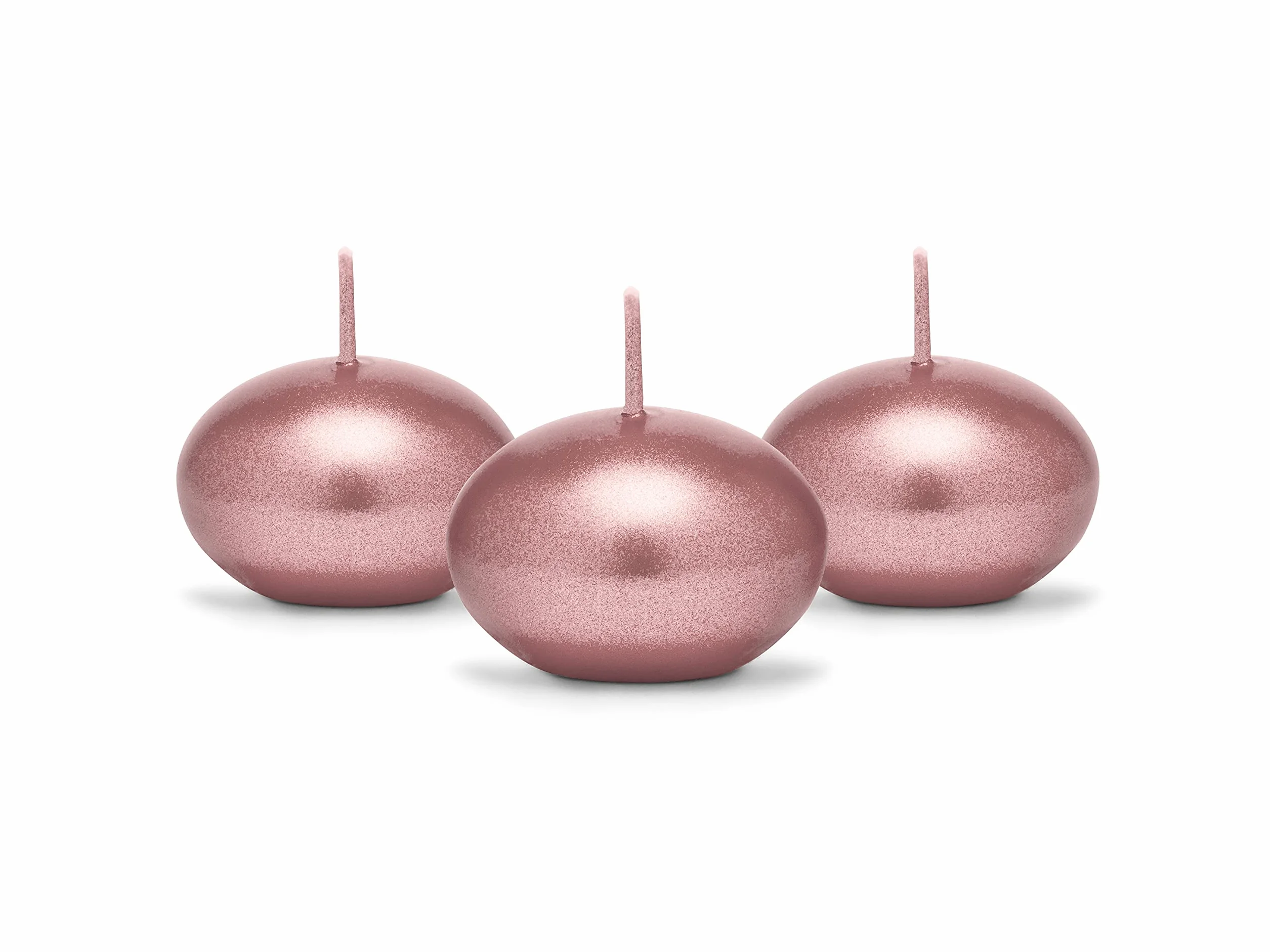 P&D SDMET40-019R-OP świece pływające różowe złoto metellic 4 cm 50 sztuk