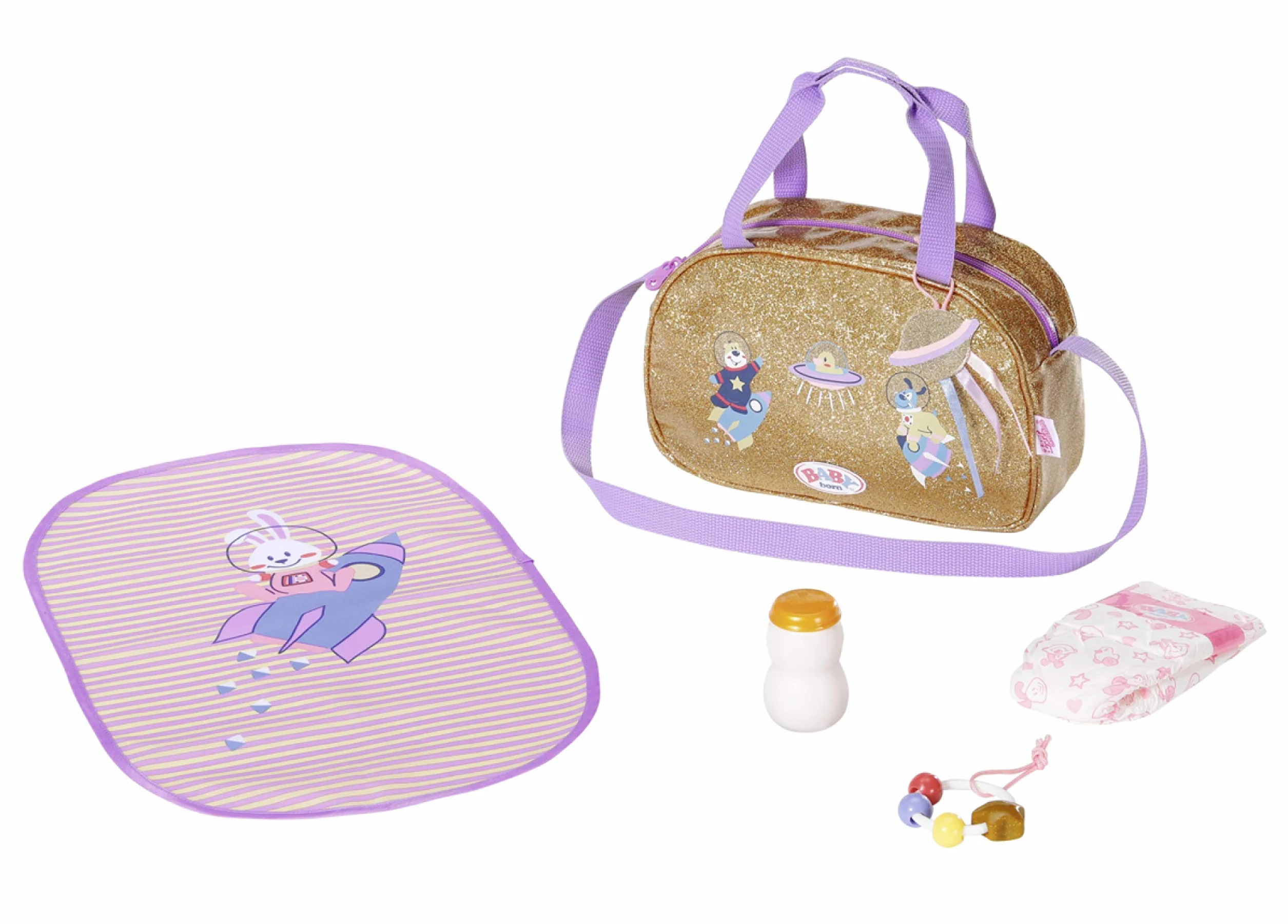 BABY born 515 831106 EA 'Happy Birthday' torba do przewijania, mieszana, jeden rozmiar