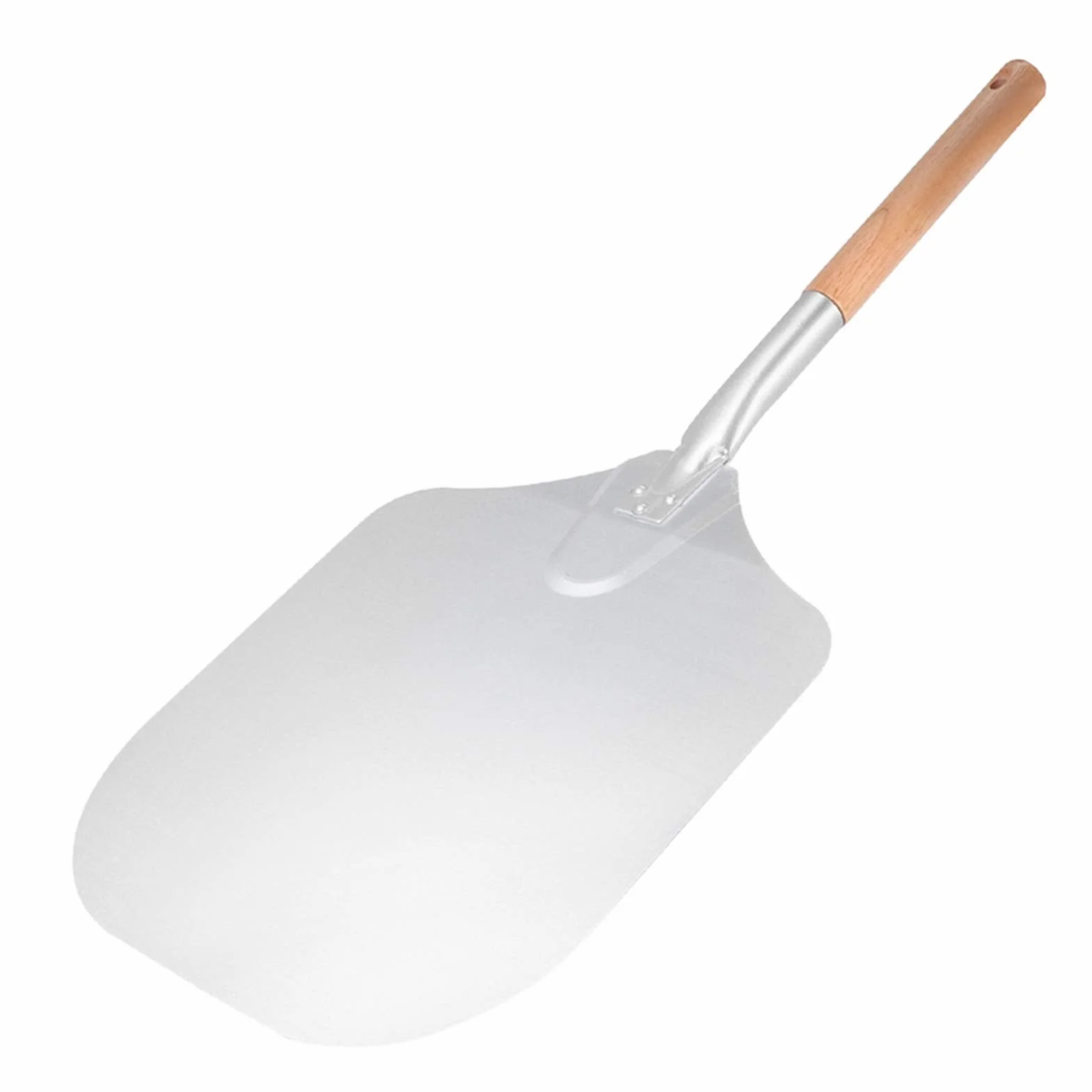 Łopatka do pizzy 1 szt. Drewniana rączka Łopatka do pizzy Aluminiowa łopatka do pizzy Podnośnik do pizzy do restauracji,Assorted Color-90x30.5x2.5cm