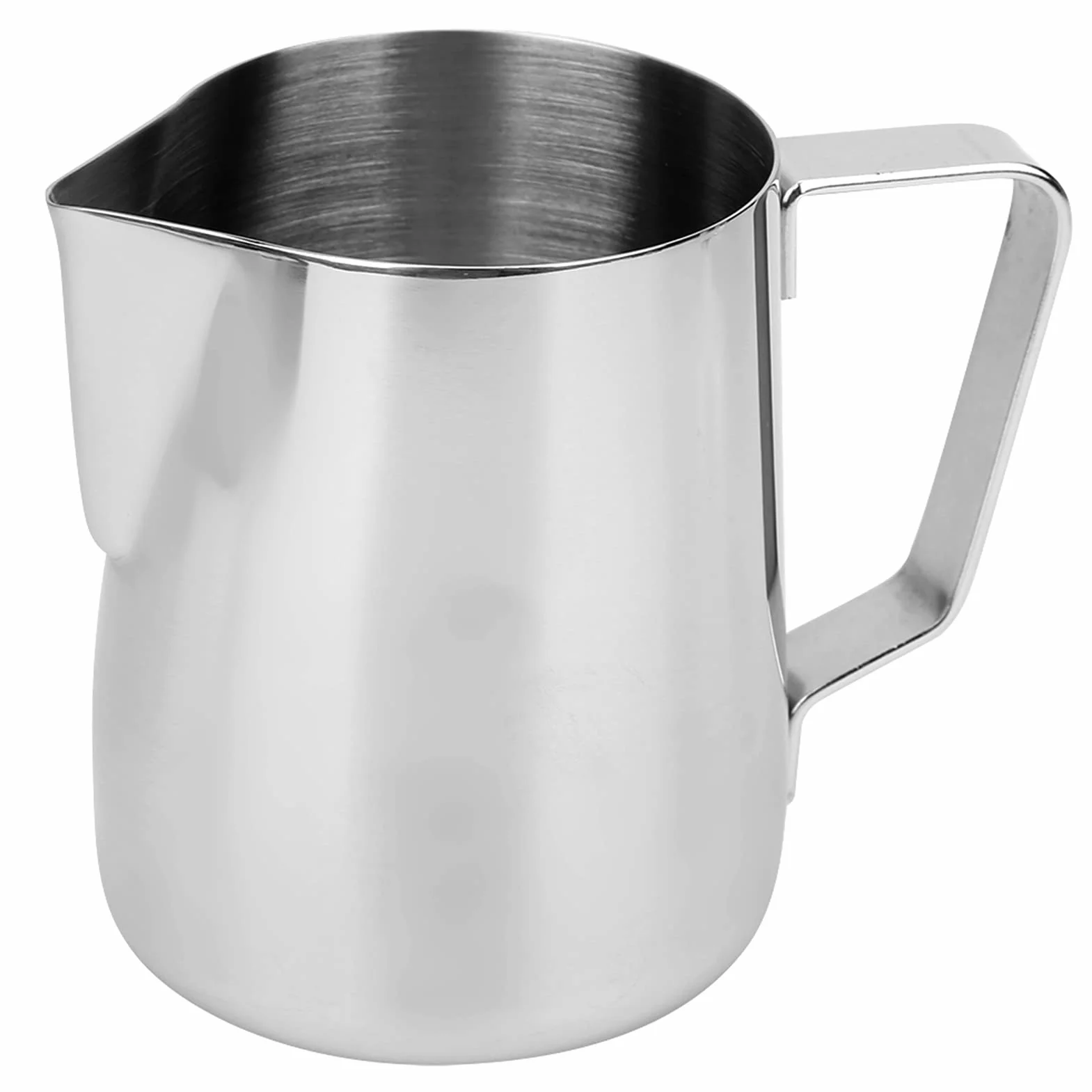 Zagęszczający Stalowe Mleko Frottler Pitcher Kawa Latte Jug Mub Mub Mub Kips do Domu do Domu i Picia Kawy w Domu Krzywa Wylej Wylanie Łatwe Oddzielenie Piana od L od L.