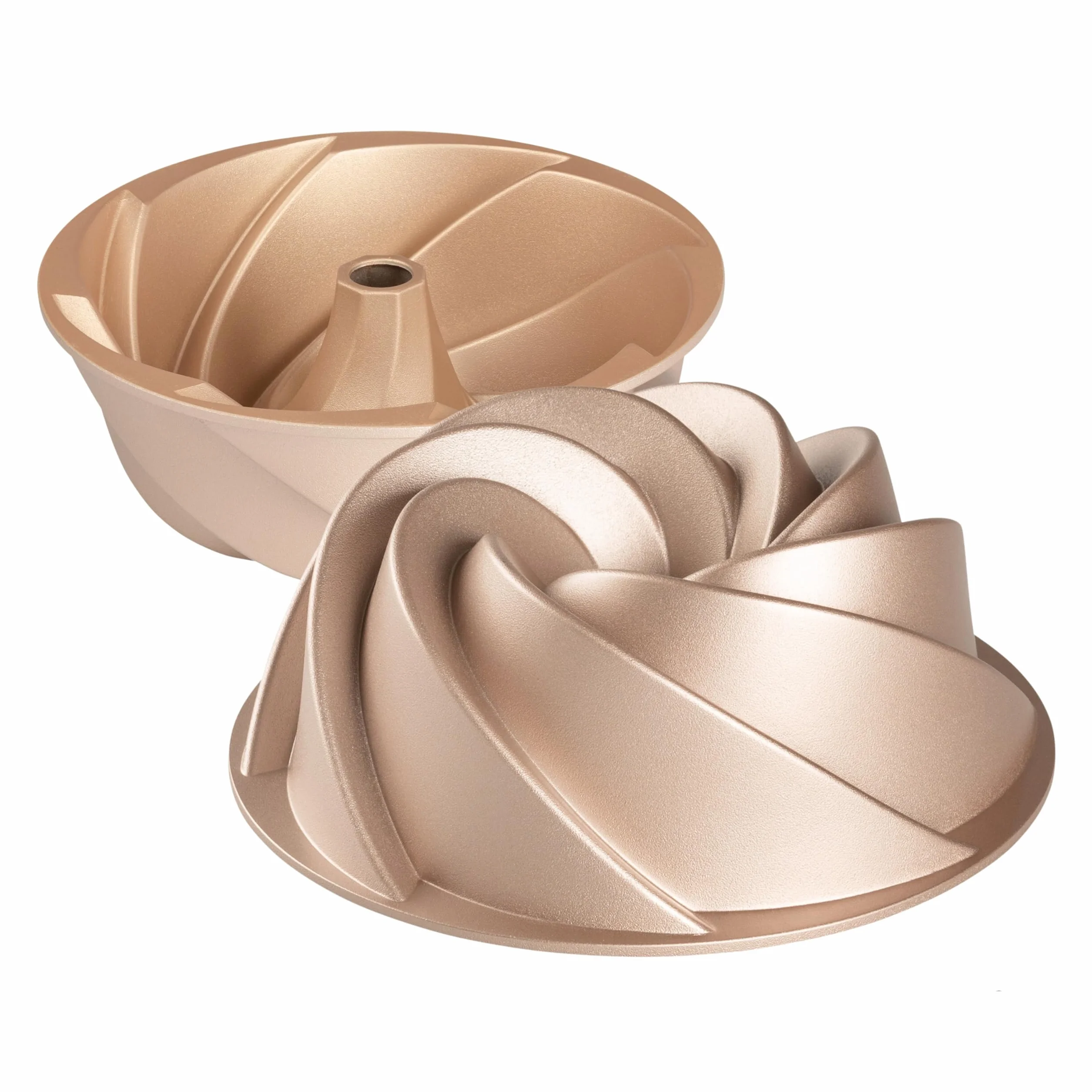 Erreke Forma na Ciasto, Równomierne Pieczenie, Podwójna Nieprzywierająca Powłoka, Bardzo Trwałe Odlewane Aluminium, Tortownica do Ciasta, Średnica 24 cm, Pojemność 1.8 litra, Spiral