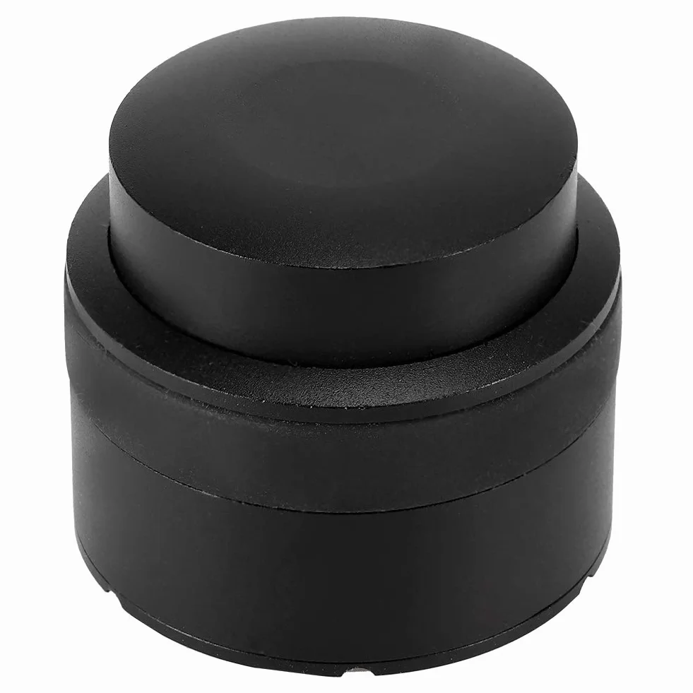 Dystrybutor ubijaka do kawy ze stali nierdzewnej 51 mm Narzędzie do poziomowania Premium Akcesoria baristyczne do kawiarni w domowym biurze Czarny aluminium Stal nierdzewna 461g