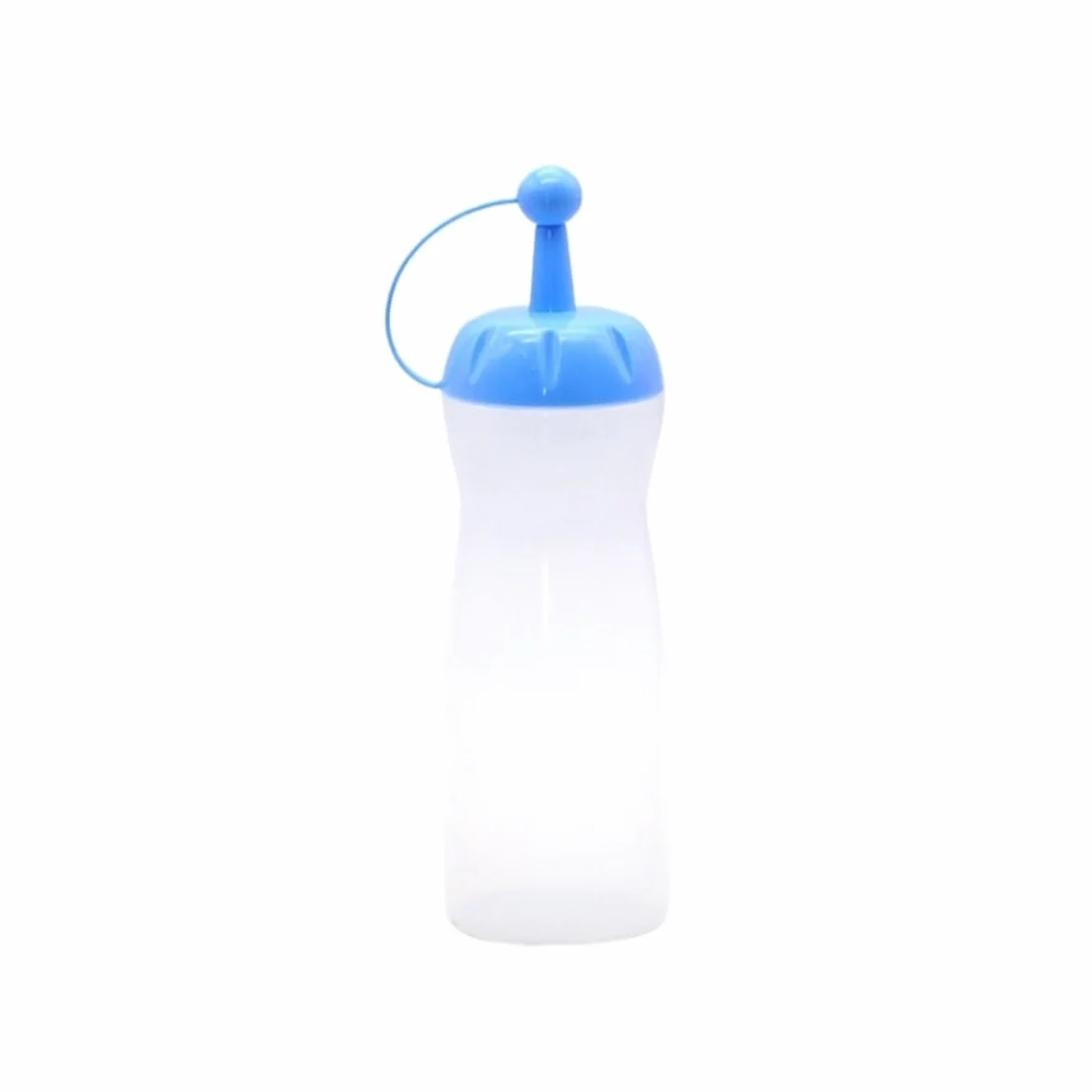 Butelka Ściskania Opakowanie 5 Sztuk Butelka Wyciskana, Dżem Pomidorowy, Sos Sałatkowy, Przyprawa Naczynia Obiadowe(Blue,320ml)