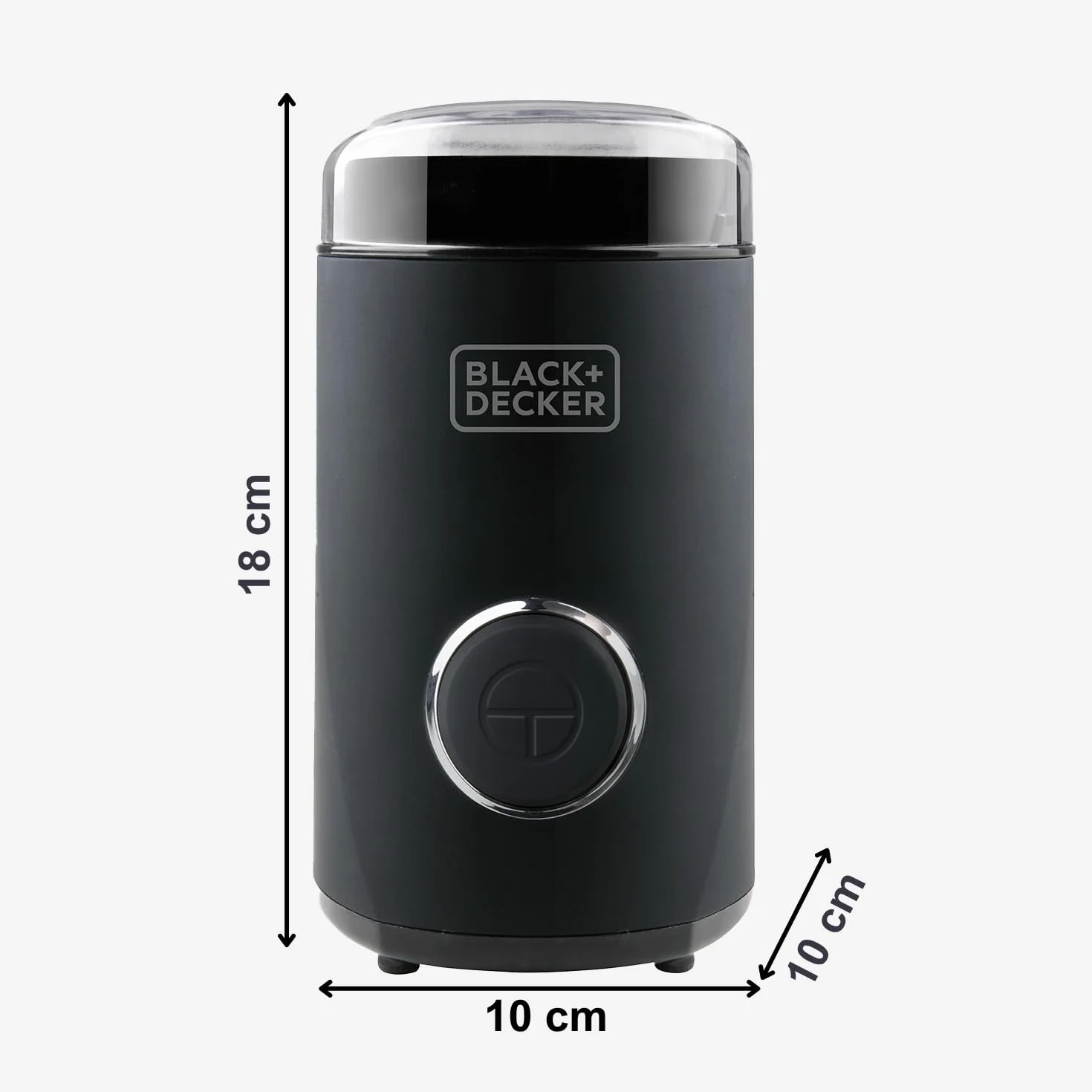 Black+Decker Bxcg150E Młynek do Kawy, Czarny, 50 g