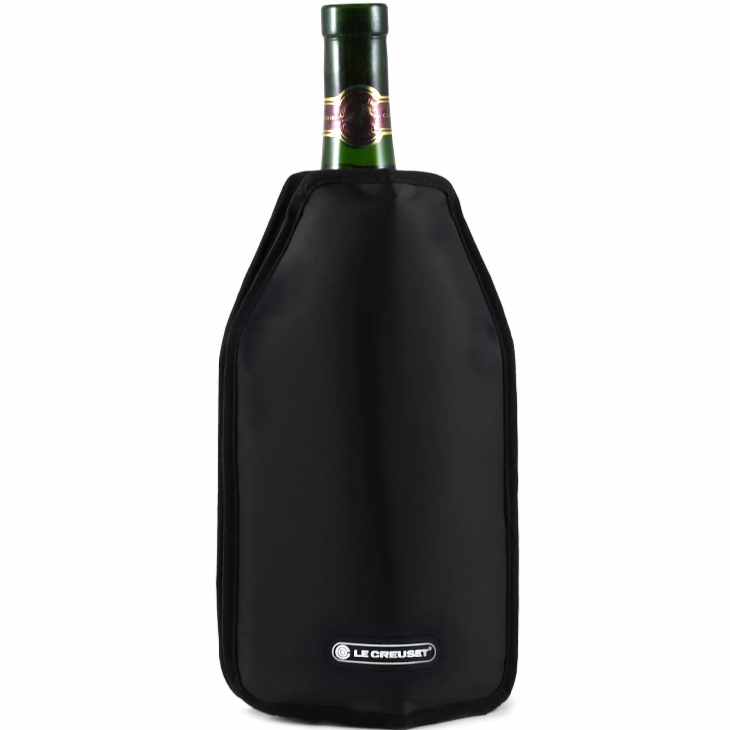 Le Creuset Chłodziarka Cooler Do Wina I Szampana, Poliester, Czarny Matowy, 22 X 15.5 X 2.1 cm
