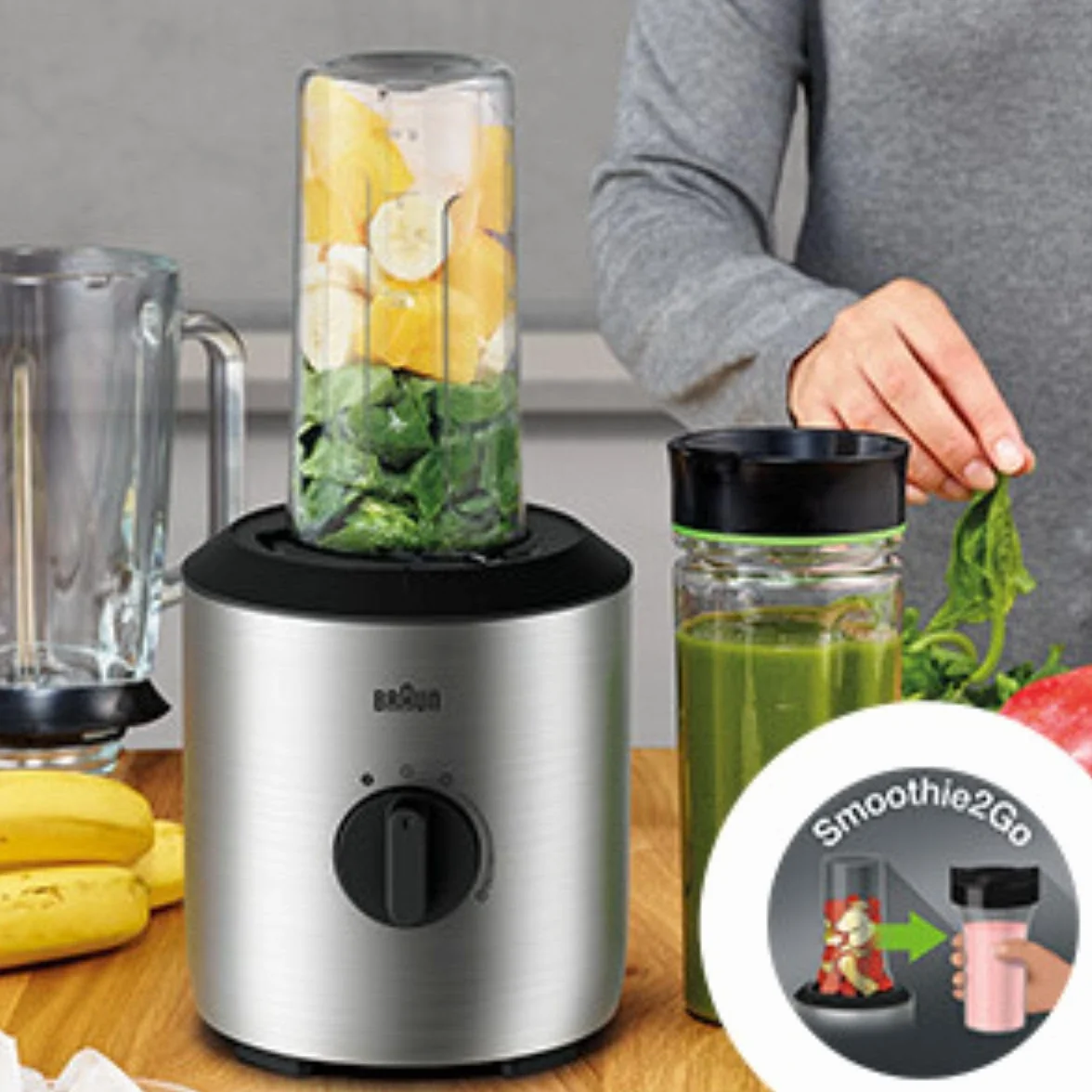 Braun Household PowerBlend 3 JB 3272 mikser stojący 1,5 l 800 W stal