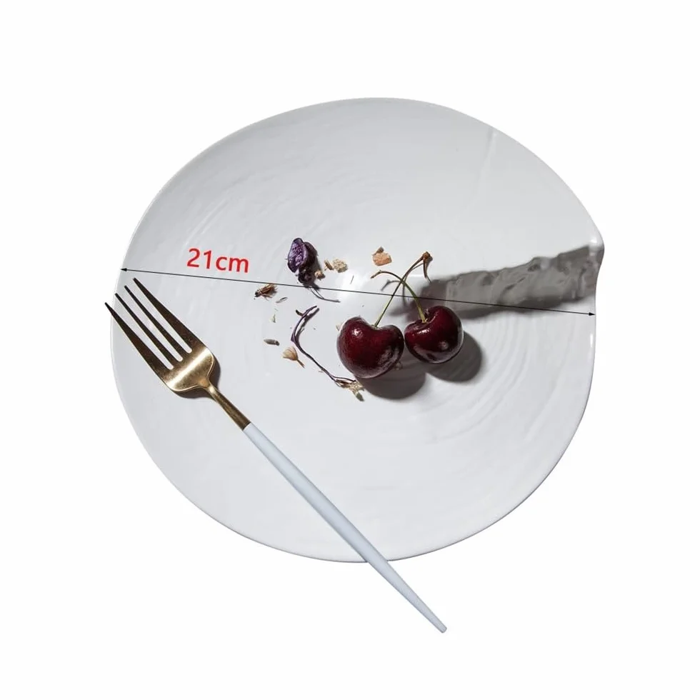 Talerze obiadowe, Japoński ceramiczny talerz obiadowy do steków, zastawy stołowej dla hoteli i restauracji Zestaw obiadowy(Black)