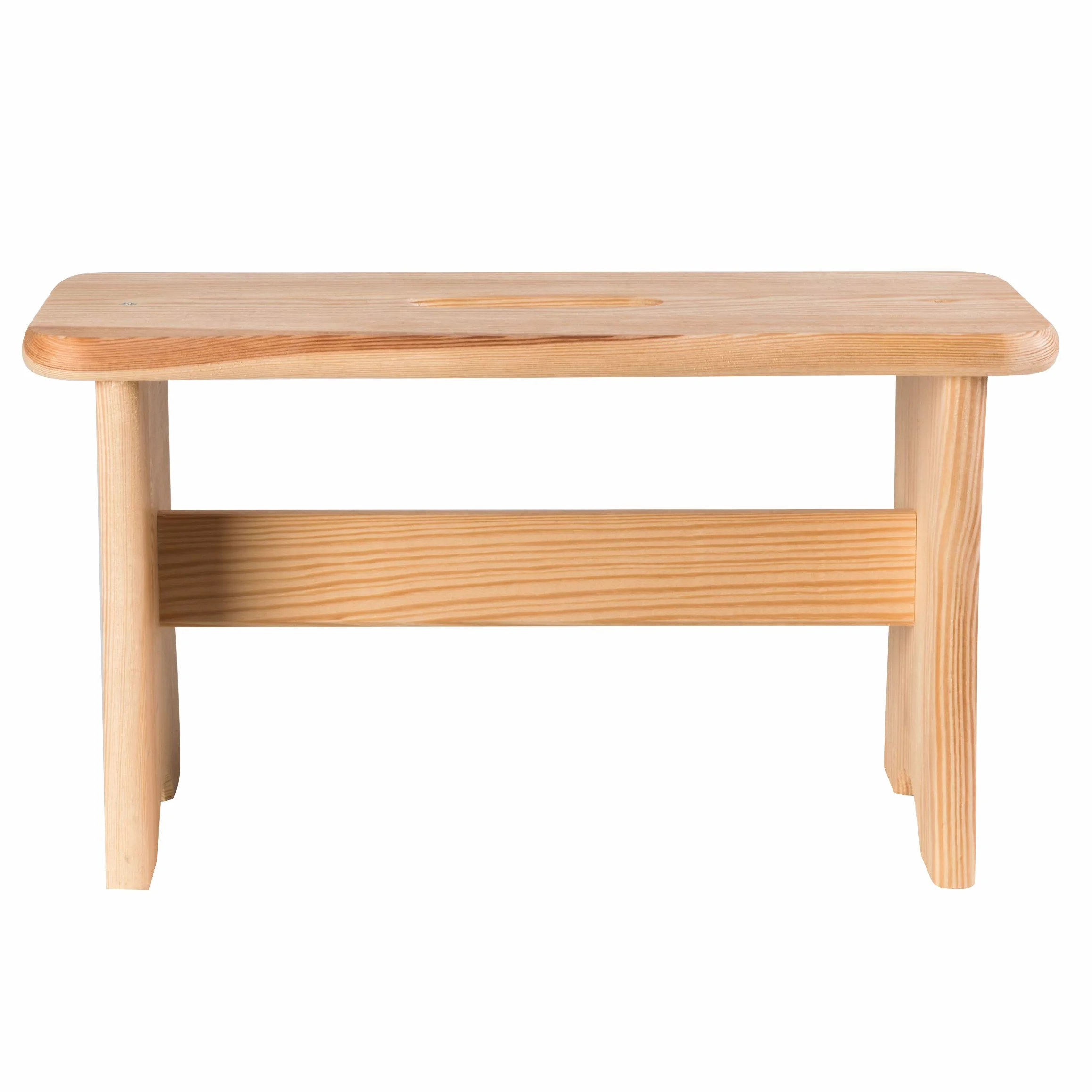 Podnóżek z drewna FSC 100% 40x22x20 cm jasnobrązowy