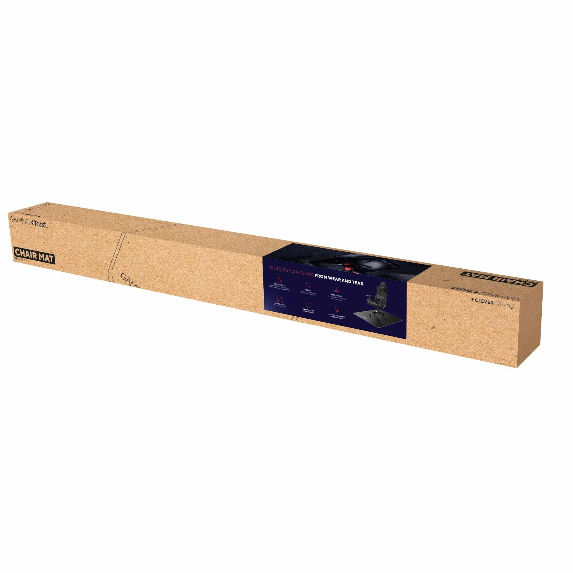 Trust Gaming GXT 715 22524 Mata Pod Krzesło, 99 x 120 cm, Czarny