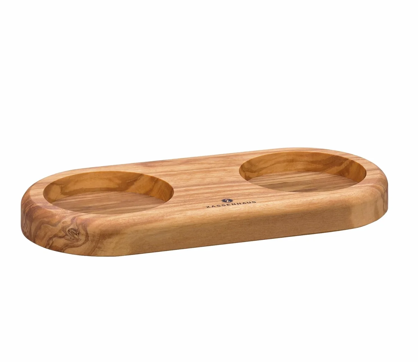 Zassenhaus 0000036022 Podstawki pod młynki drewno oliwkowe, brązowe, 1,6 x 8,2 x 17,2 cm