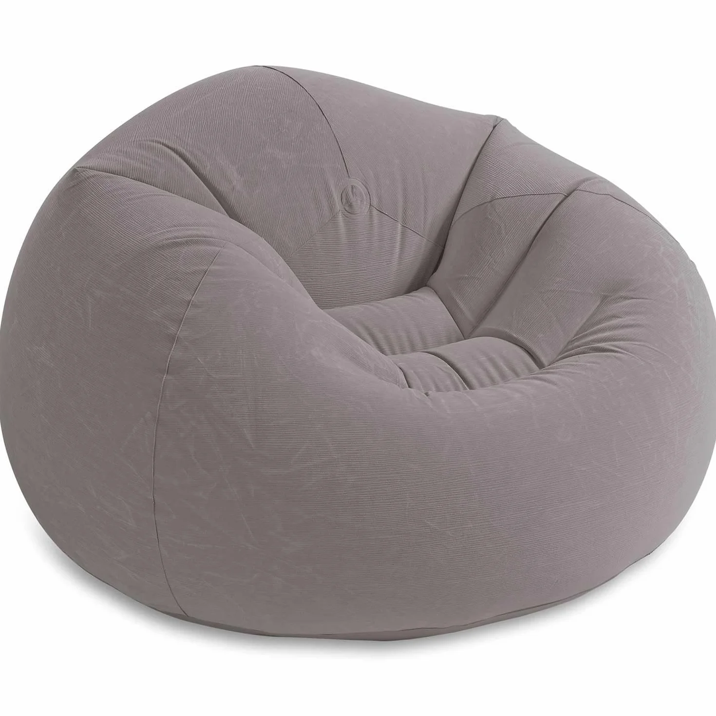 Intex Beanless Bag Chair Inflating Furniture 1.14 m x 1.14 m x 71 cm Grey