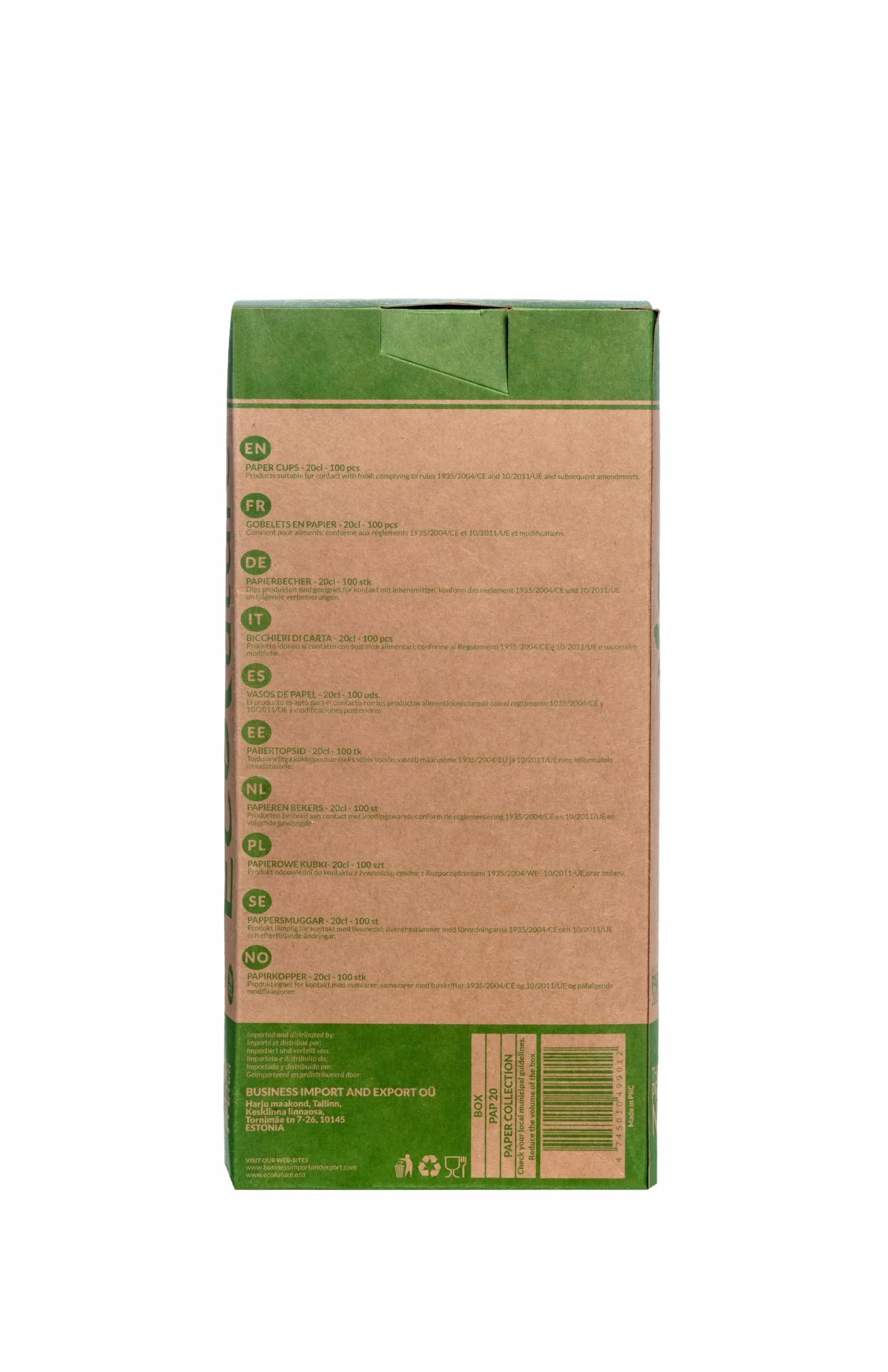 100 białe kubki papierowe 200ml, biodegradowalne i kompostowalne, kubki jednorazowe papierowe na gorące i zimne napoje, wodę, herbatę, urodziny, koktajle, gin-tonic, kawę, białe filiżanki