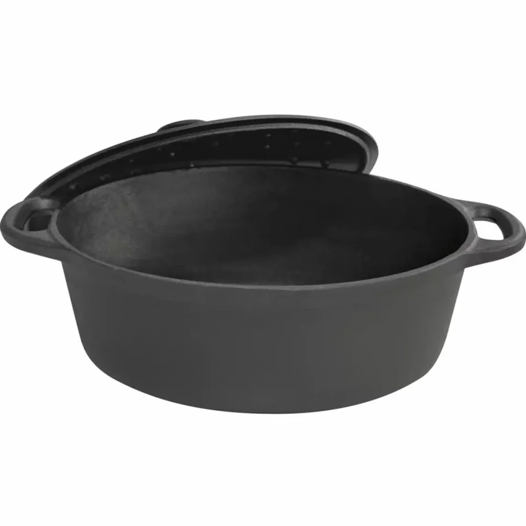 Żeliwne naczynie do pieczenia z pokrywką 6,2 l / 33 cm KINGHOFF [KH-111]