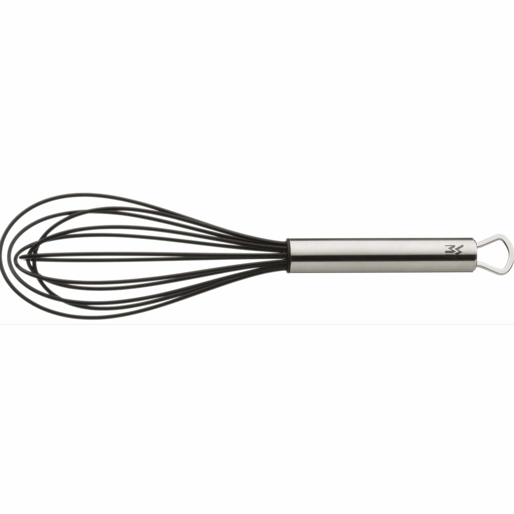 WMF Profi Plus Trzepaczka z Drutami Silikonowymi 25 cm, Matowa Stal Nierdzewna Cromargan, Silikon, Nadaje Się do Mycia w Zmywarce, Odporna na Temperaturę do 200°C