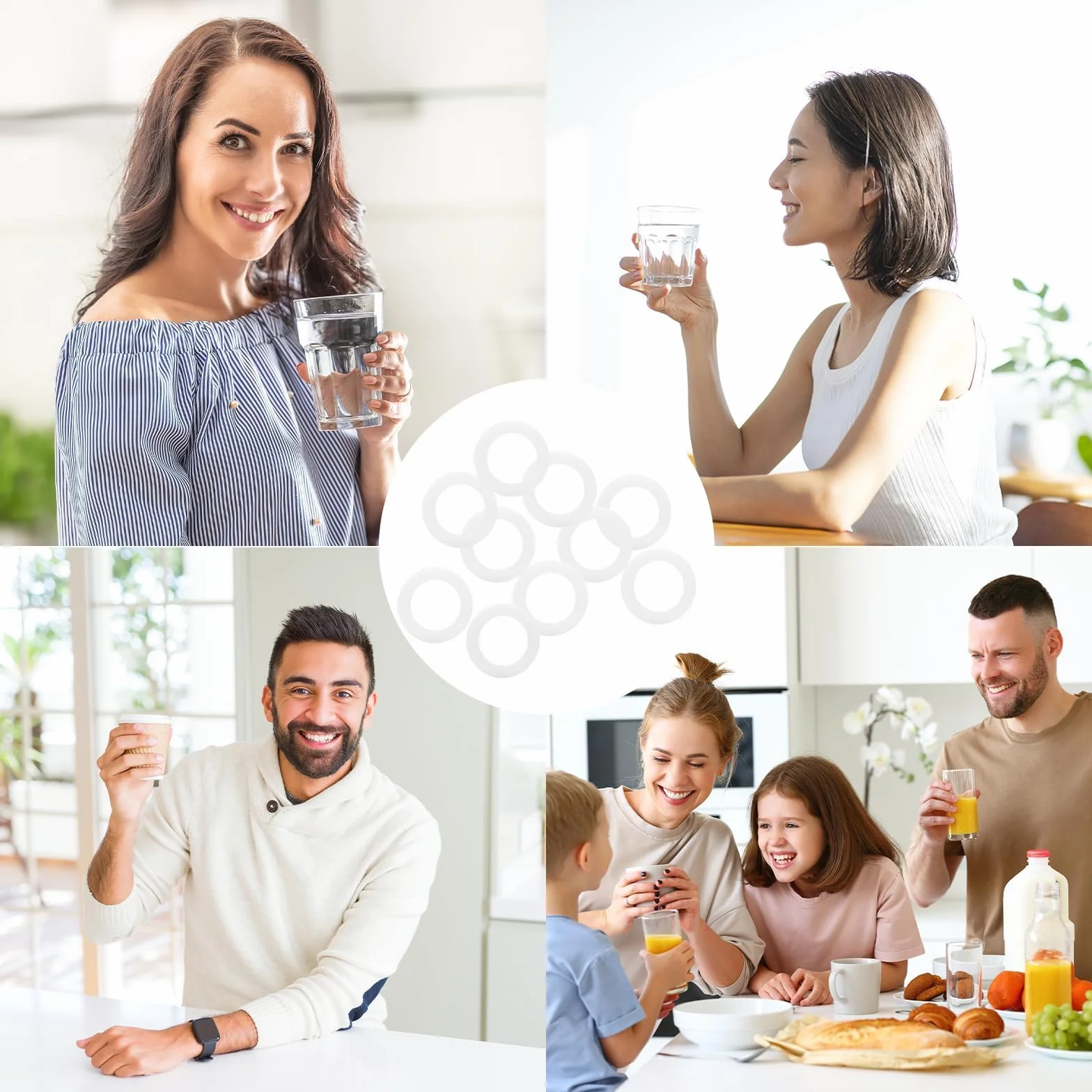 Uszczelka O-Ring Do Butelek PET Kompatybilna Z Sodastream D57 - Zamiennik, 10 sztuk