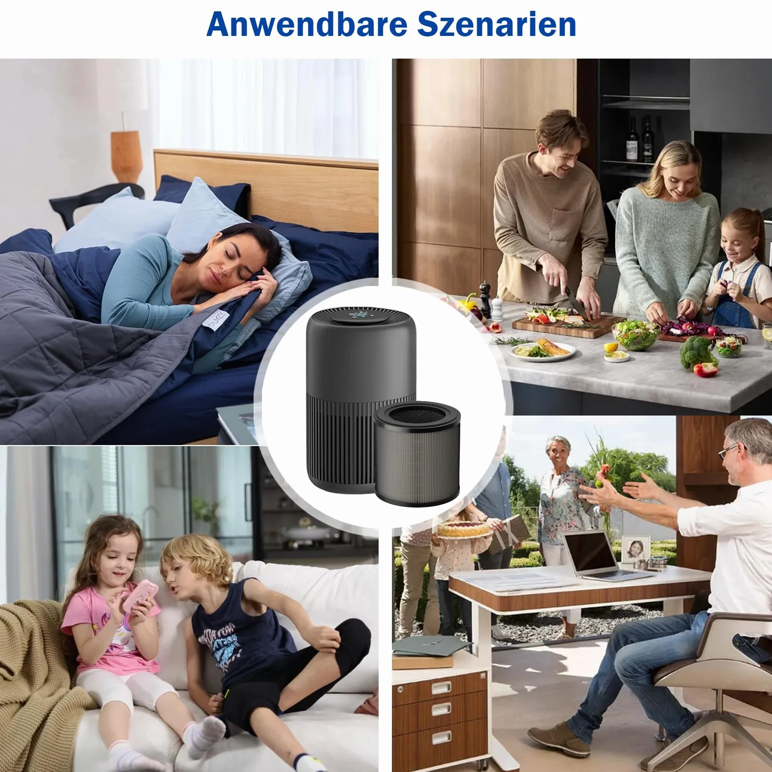 FY0910 Filtr zamienny do oczyszczaczy powietrza Philips 900 Seria AC0950/10 AC0951/13, 3-w-1, H13 True HEPA z wysokowydajnym węglem aktywnym i filtrem wstępnym - Filtr zamienny FY0910/30 (2 sztuki)