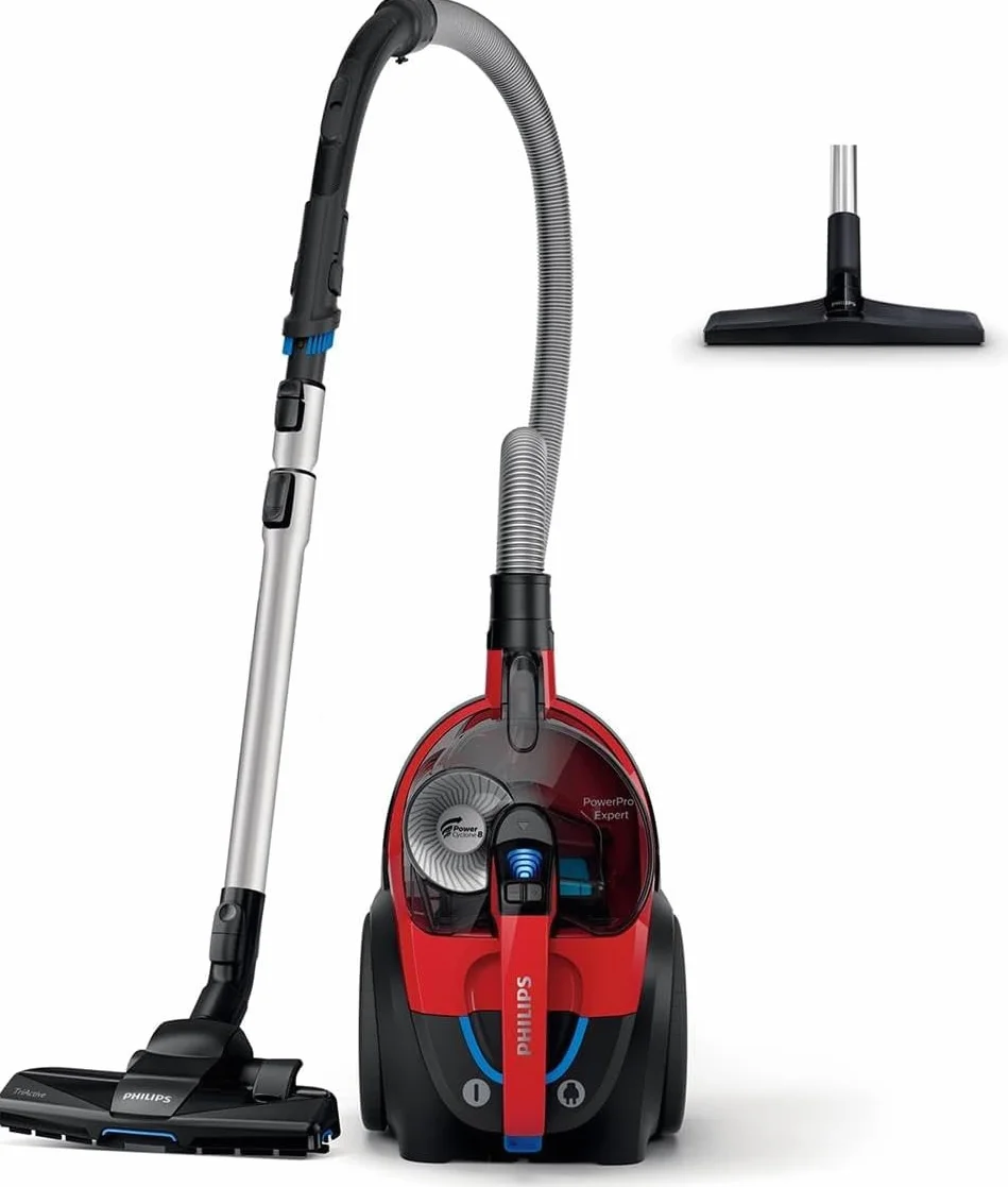 Philips PowerPro Expert Odkurzacz Bezworkowy - Moc 900W, Filtr Allergy H13, Nasadka TriActive (FC9729/09)