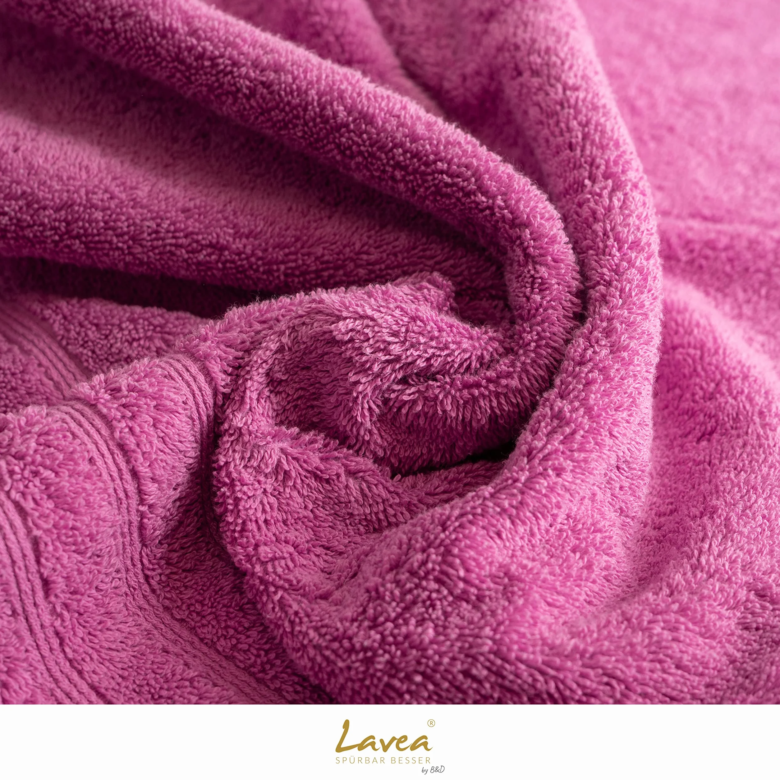 Lavea® 1 Ręcznik kąpielowy 100x150 cm z frotte ze 100% bawełny organicznej, miękki i chłonny, do domu, hotelu i spa – idealny również jako ręcznik do sauny – Lodowy zielony