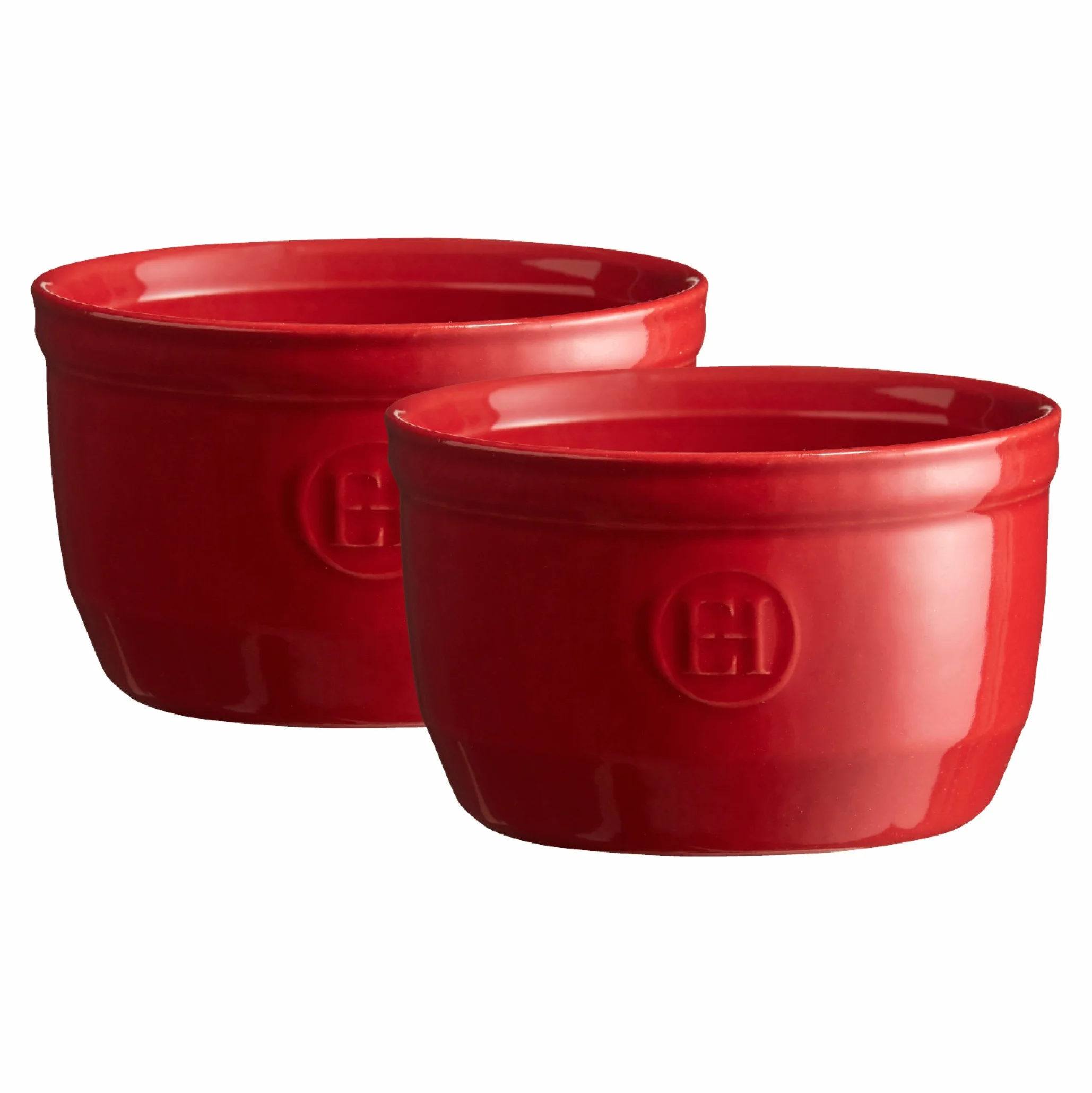 Zestaw 2 x naczynie Ramekin nr 10, (10,10), bordowy,