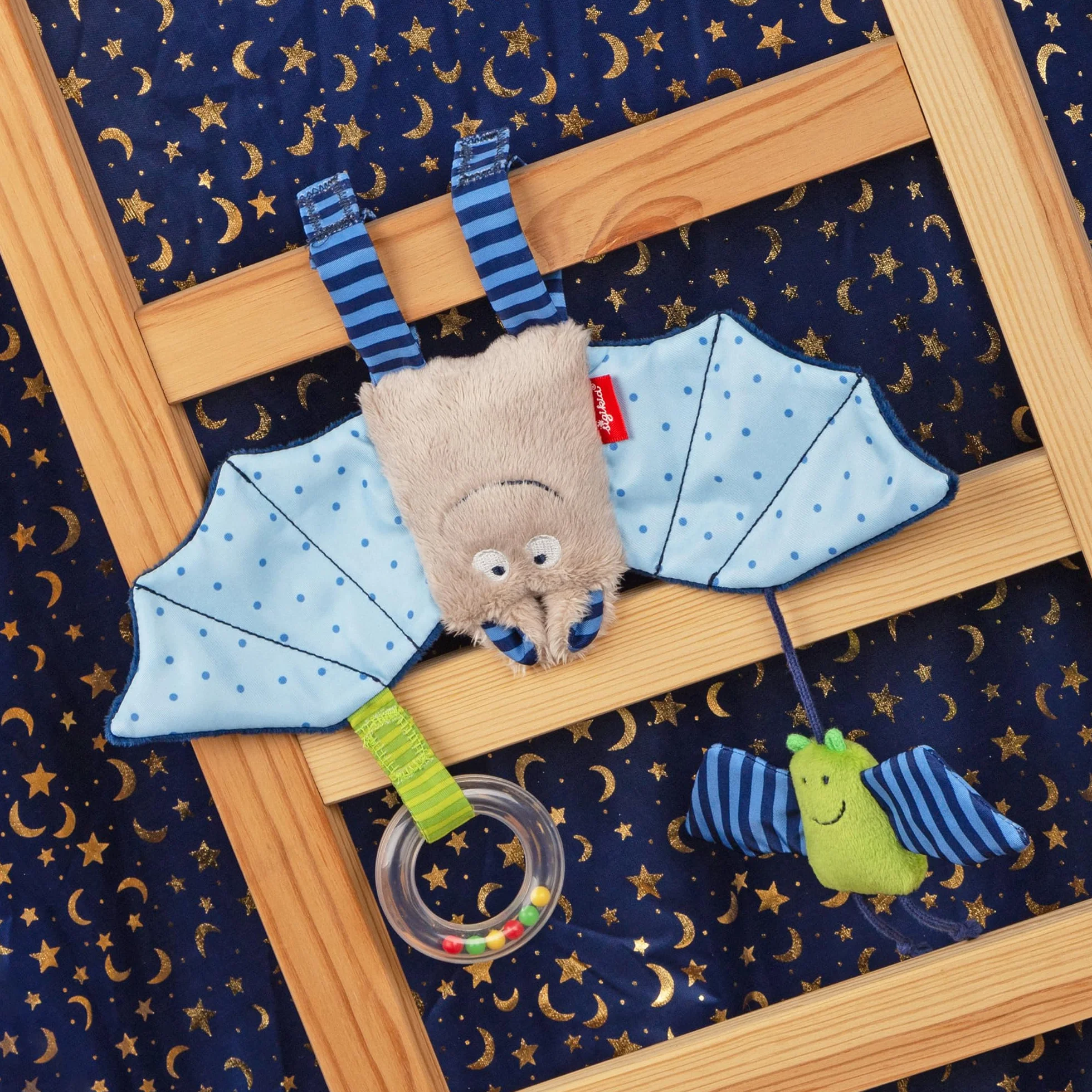Sigikid 41013 Tekstylny Klips Mobilny do Foteli Samochodowych