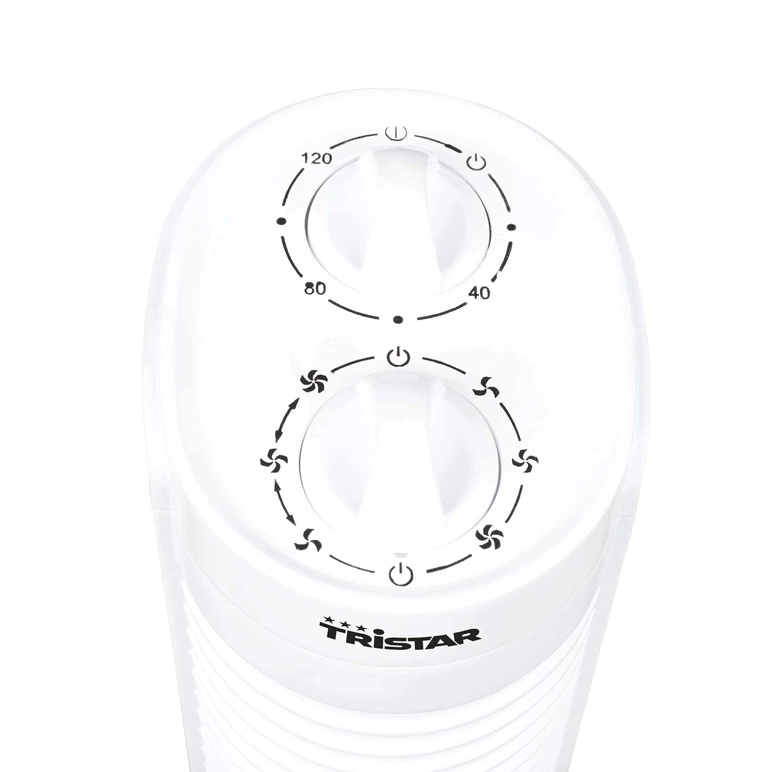 Tristar VE-5900 wieża wentylacyjna, wysokość 35 W, 73 cm, 3 stopnie prędkości, oscylacja 75° – timer
