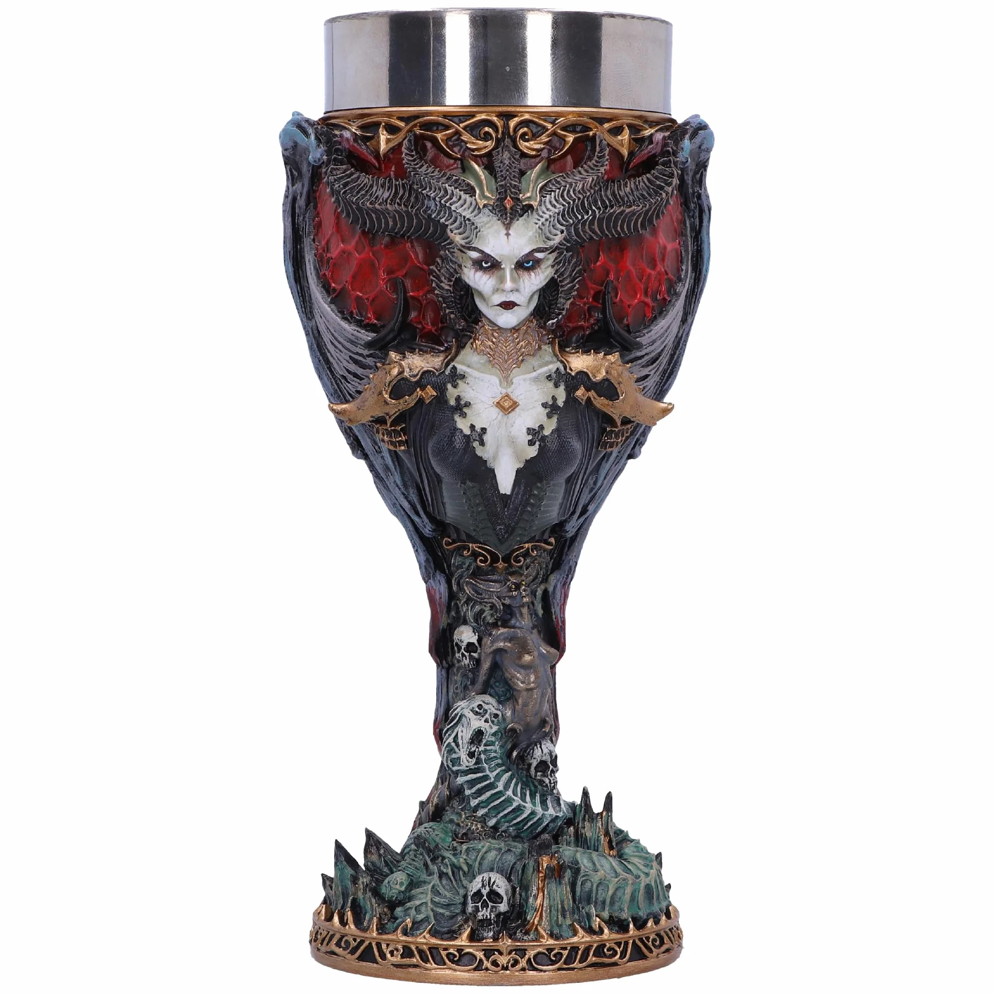 Nemesis Now B6442X3 Diablo IV Lilith Kielich 19,5 cm, czarny