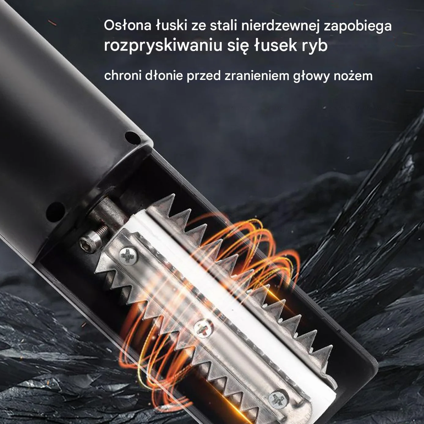 Elektryczny Skaler do Ryb | Elektryczny Skrobak Do Ryb Z ?adowaniem USB,Bezprzewodowe Narz?dzie do Skrobania i Czyszczenia z Ochronnym Pokrowcem dla Kuchni Domowej, Rynków i