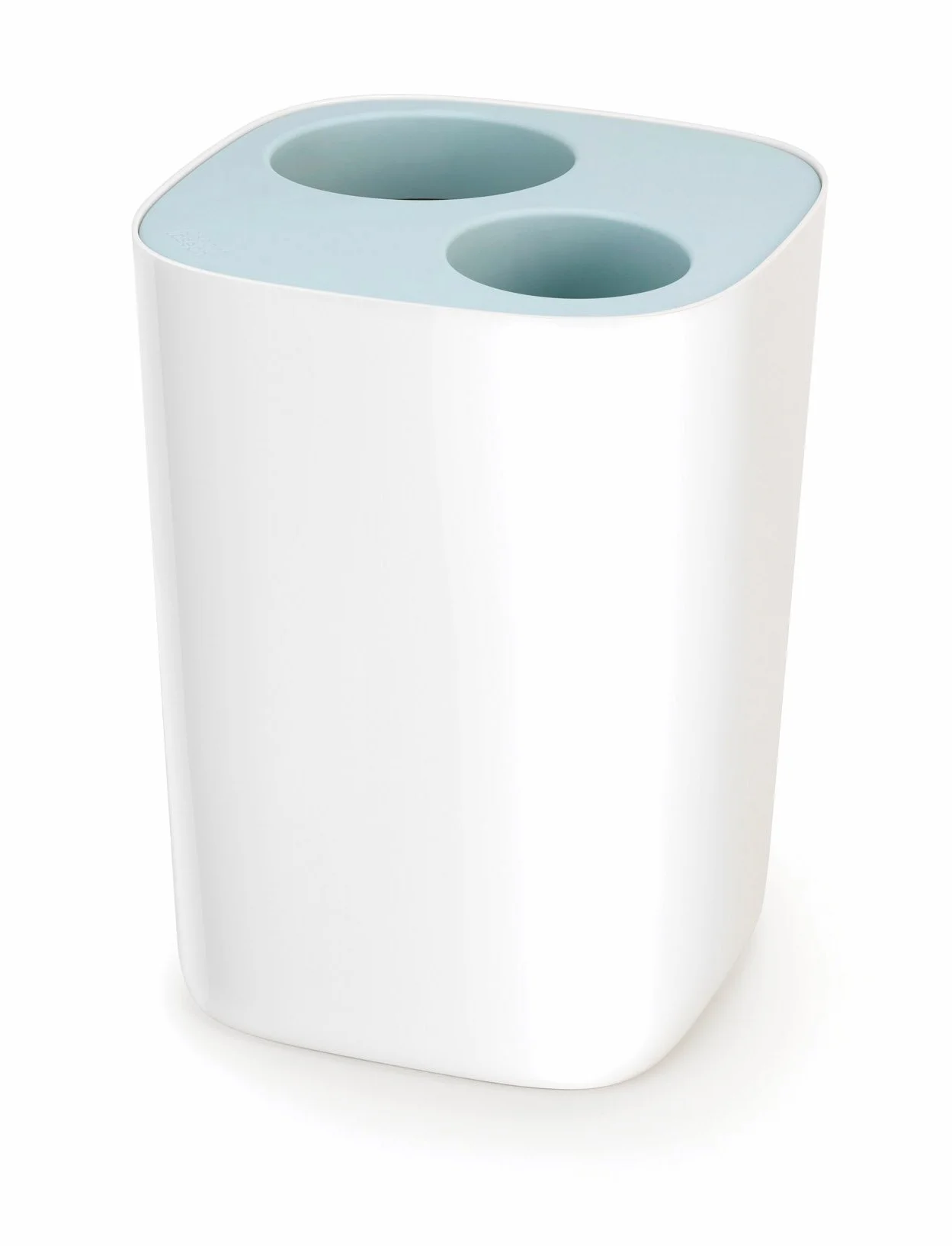 Joseph Joseph 70505 Slim – kosz na śmieci do łazienki – biały/niebieski