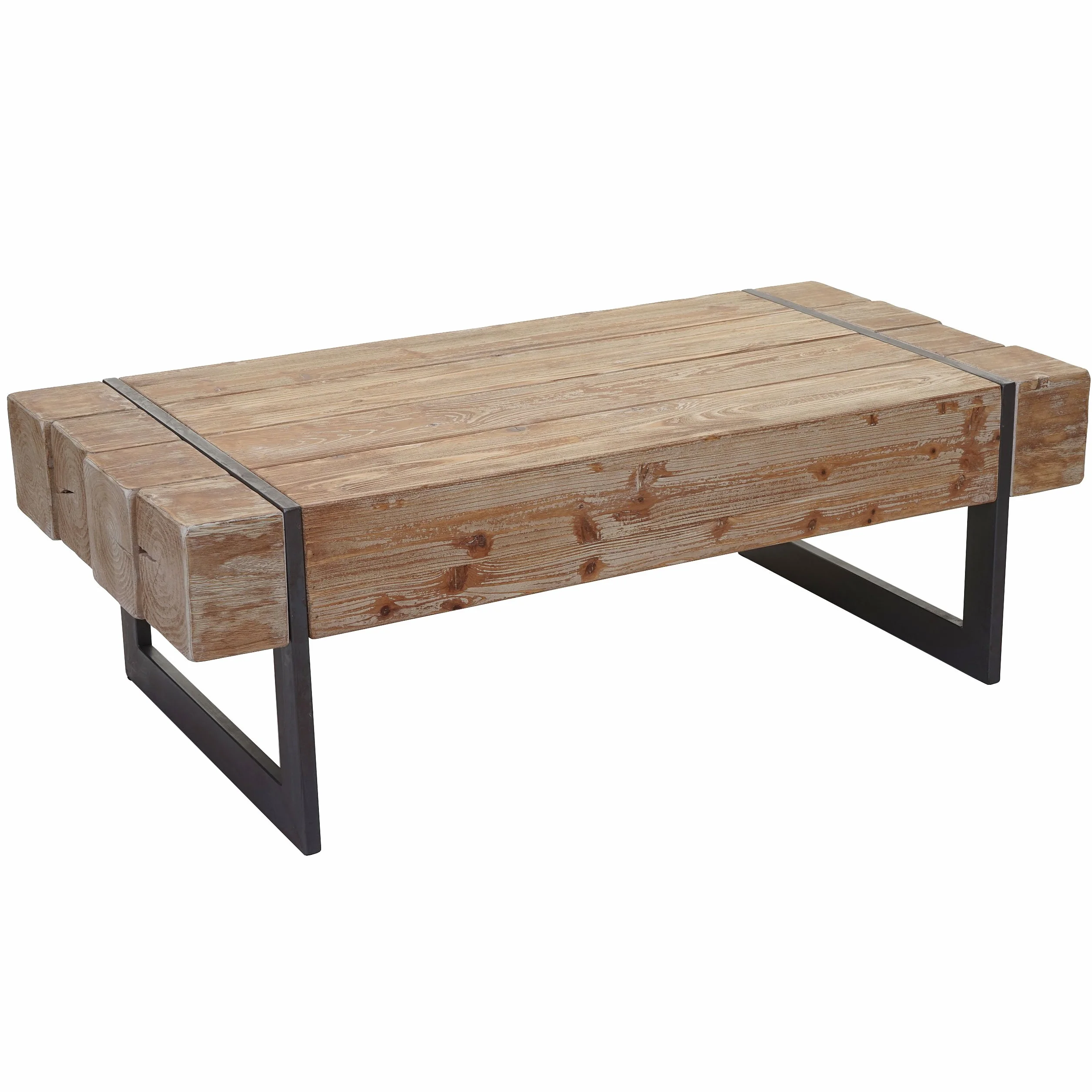 Mendler Regał ścienny HWC-A15, regał wiszący, regał na książki, drewno jodłowe rustykalne masywne ~ 60 cm