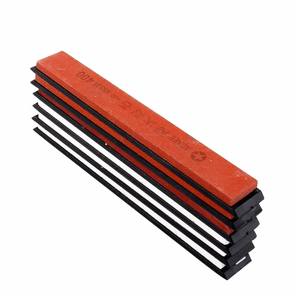 Schärfsteine, 6pcs Schleifstein Schleifstein Set Schleifstein Polierspitzer Schleifstein 180# 400# 800# 1500# 2000# 3000# 3000