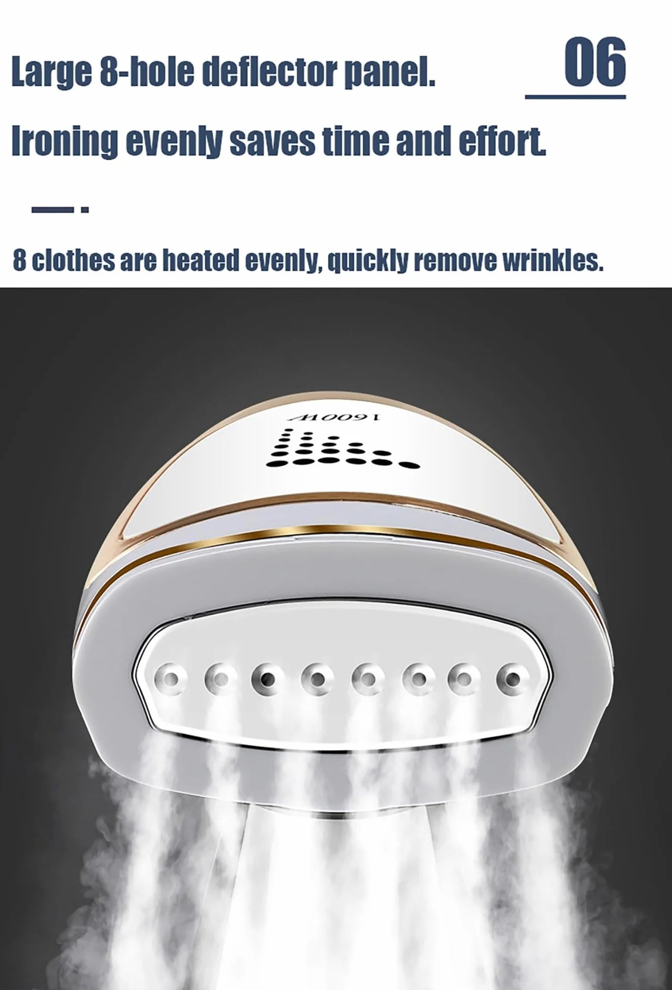 Ręczny parowiec do ubrań o mocy 1600 W, parowiec do nagrzewania z lat 40. Parowiec do ubrań ze zbiornikiem 250 ml Przenośny parowiec podróżny, odpowiedni do domu i podróży, biura i podróży Parowiec do