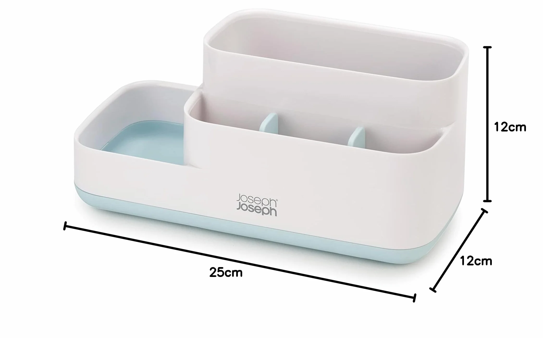 Joseph Joseph Easy-Store - Caddy łazienkowy - biały/niebieski