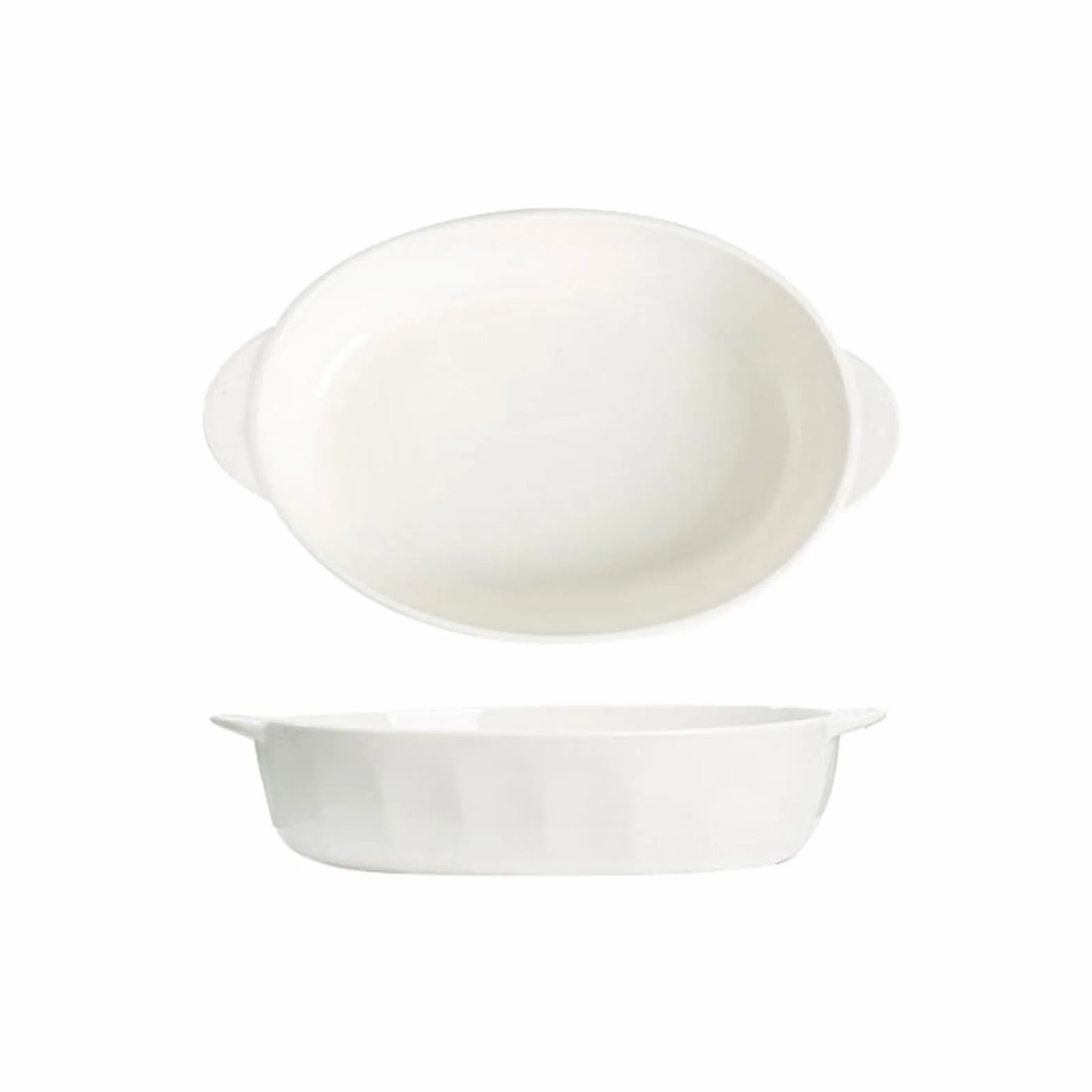 Podszkliwne ceramiczne podwójne uszy naczynia do pieczenia sera, owalne naczynie do pieczenia o dużej pojemności danie do pieczenia sera